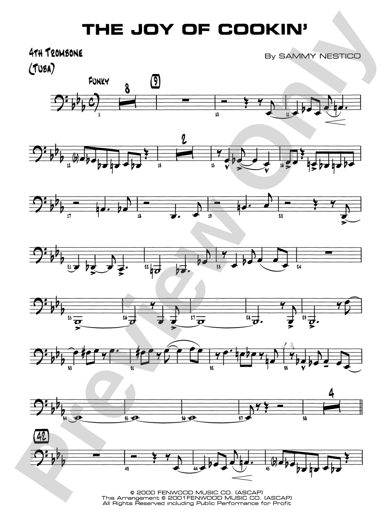 The Joy of Cookin': 4th Trombone