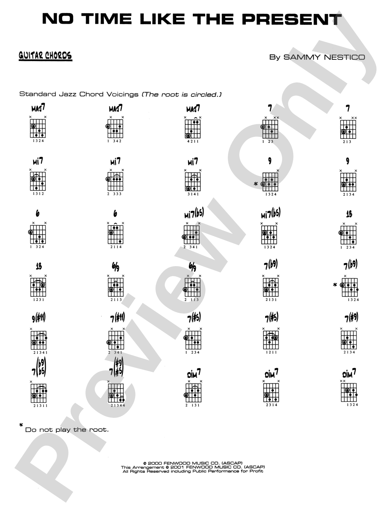 No Time Like the Present: Guitar Chords