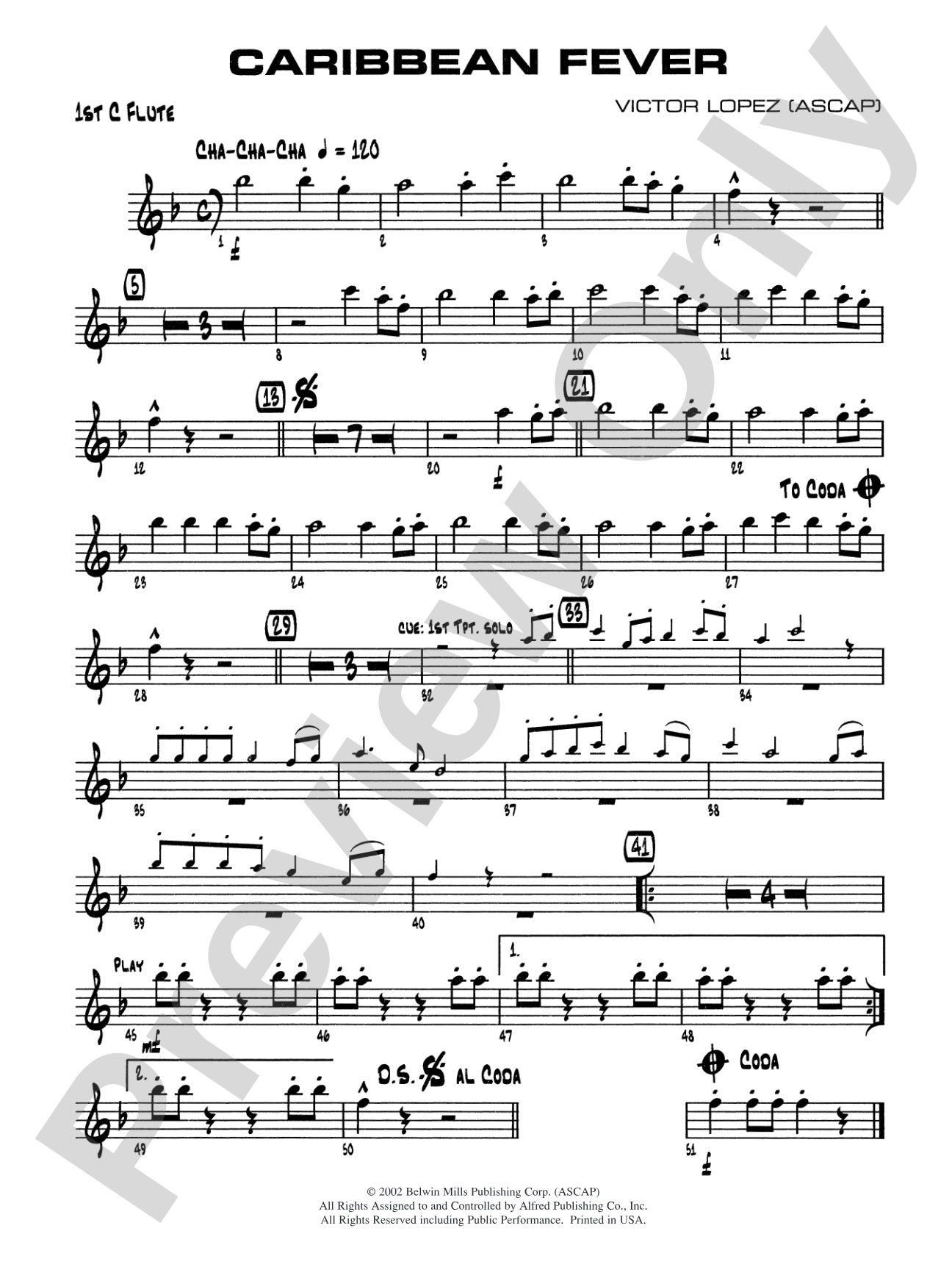 Caribbean Fever: Flute