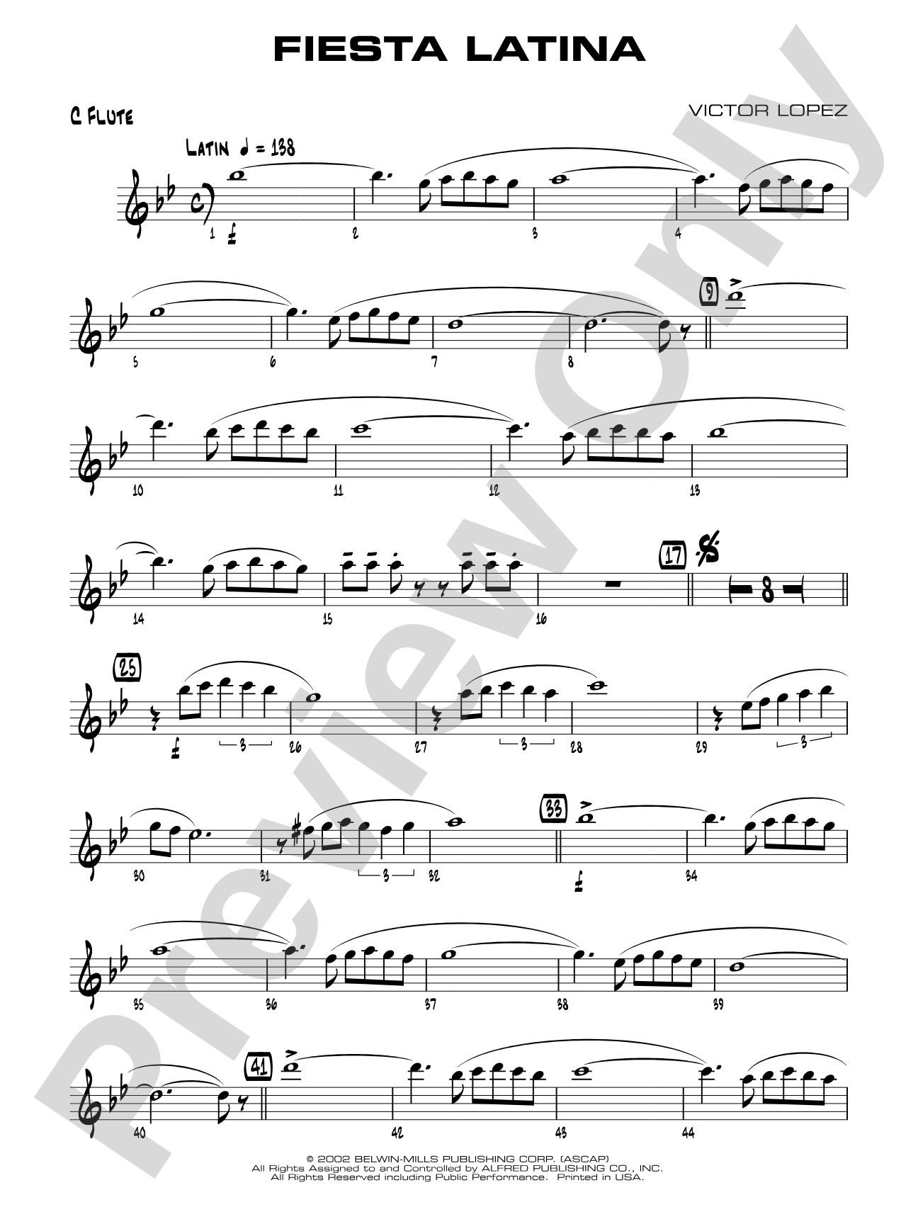Fiesta Latina: Flute