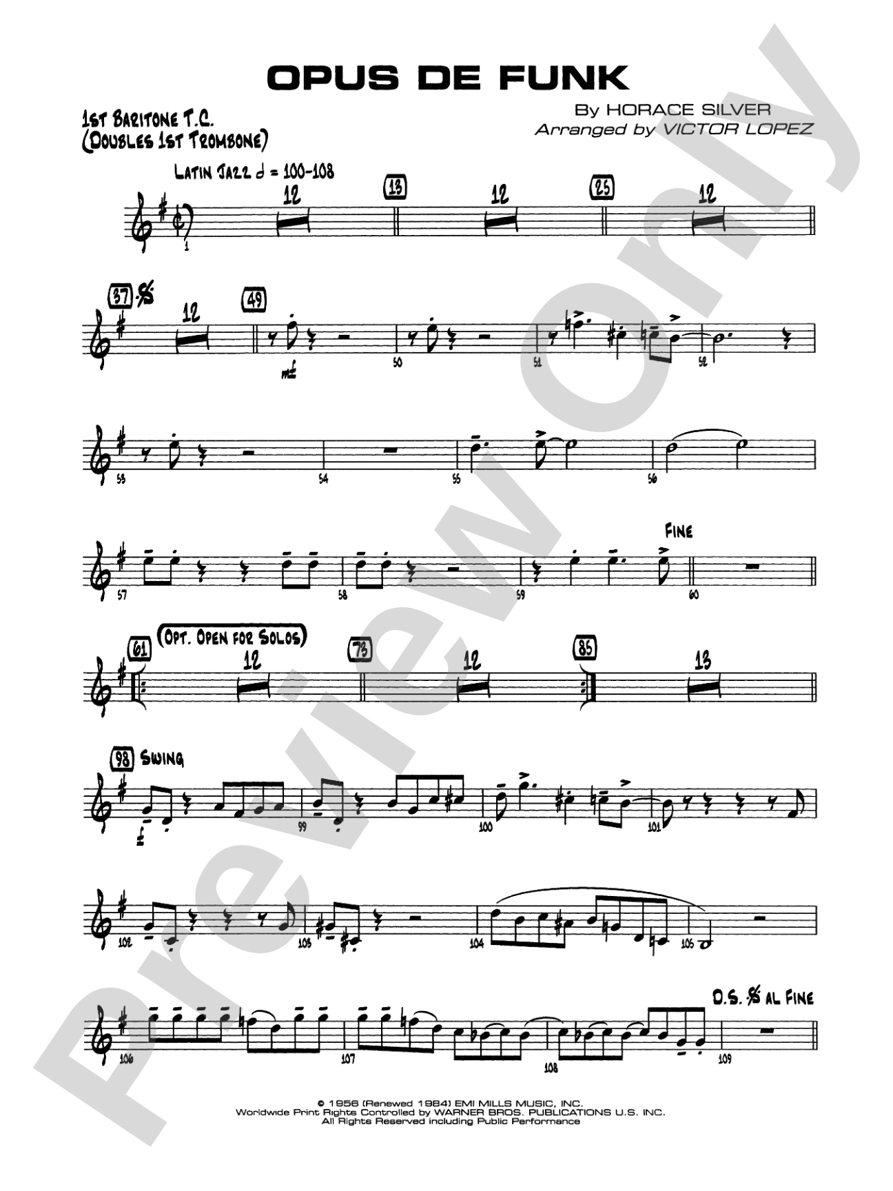 Opus de Funk: Baritone T.C.