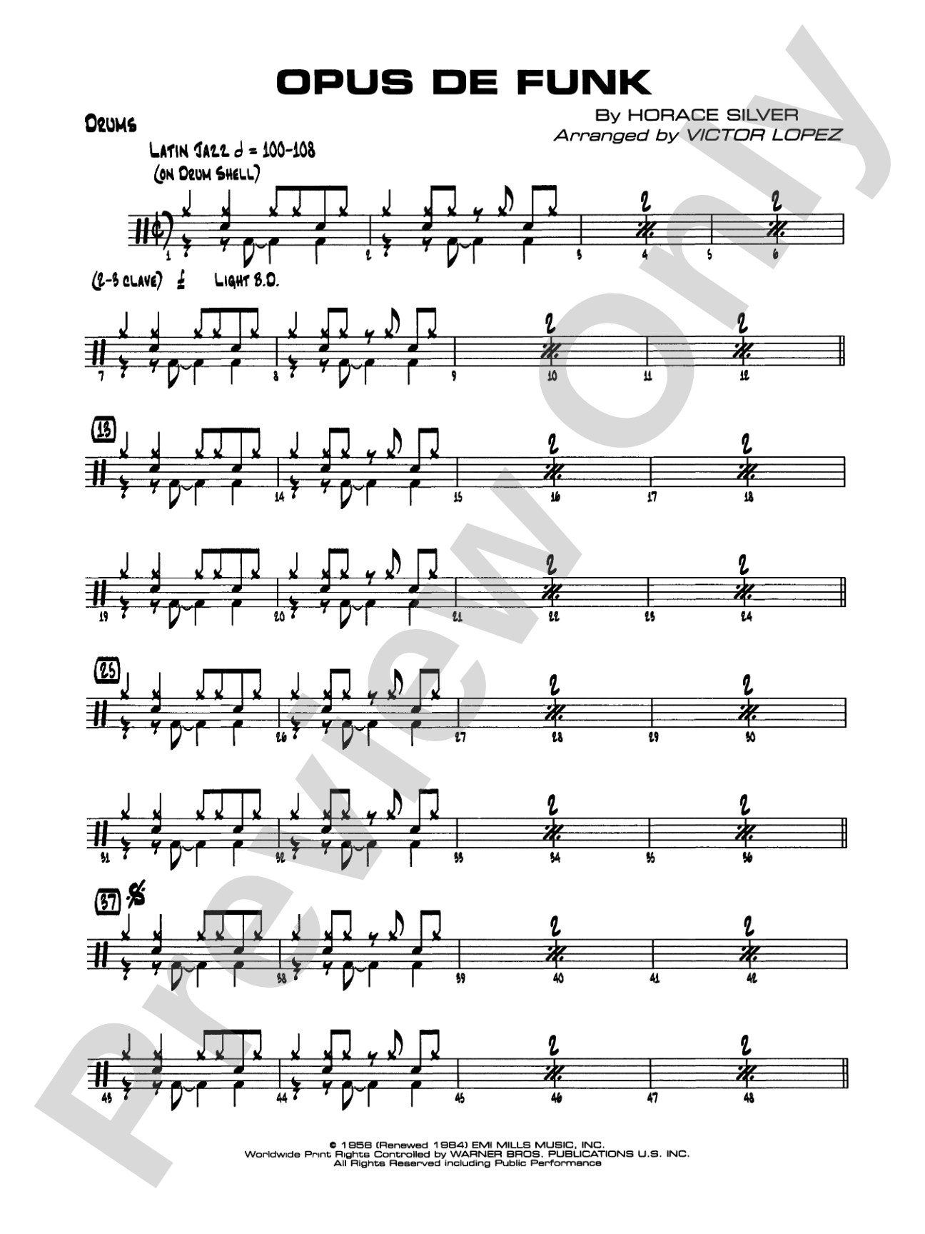 Opus de Funk: Drums