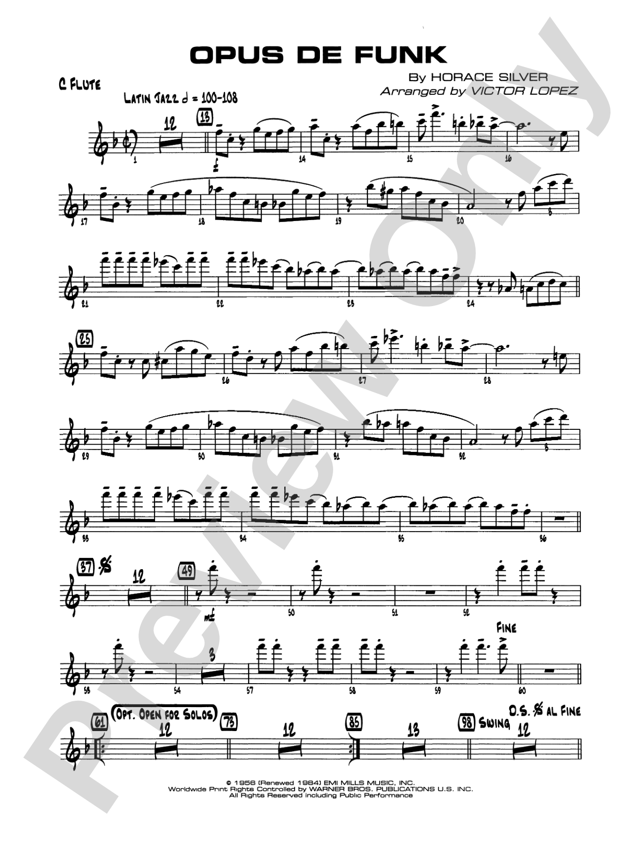 Opus de Funk: Flute