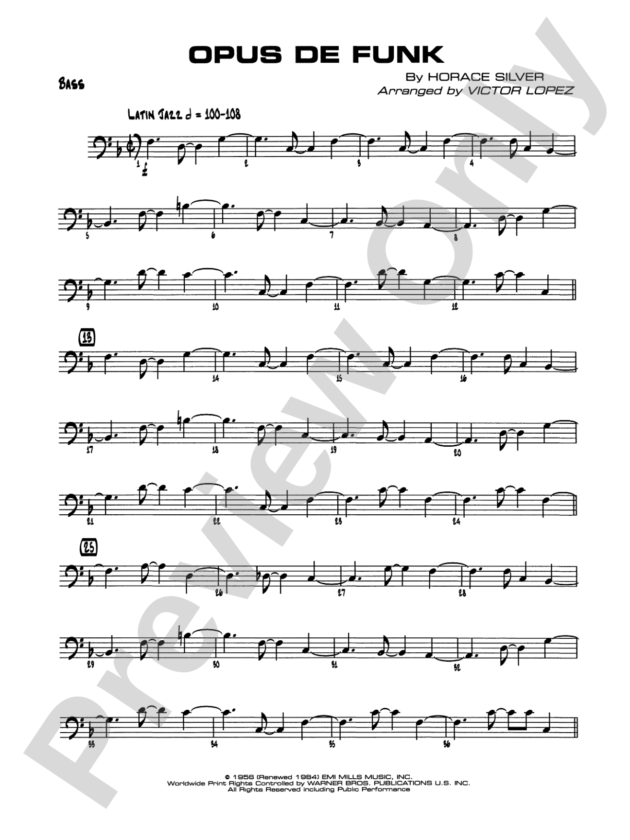 Opus de Funk: String Bass