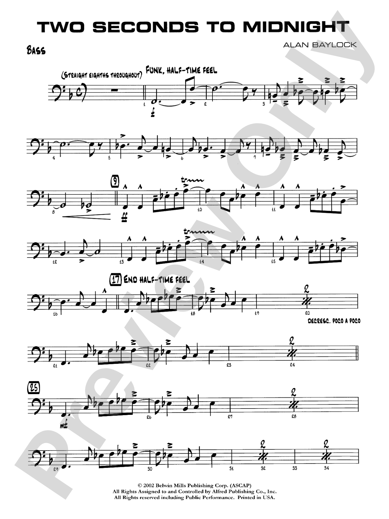 Two Seconds to Midnight: String Bass