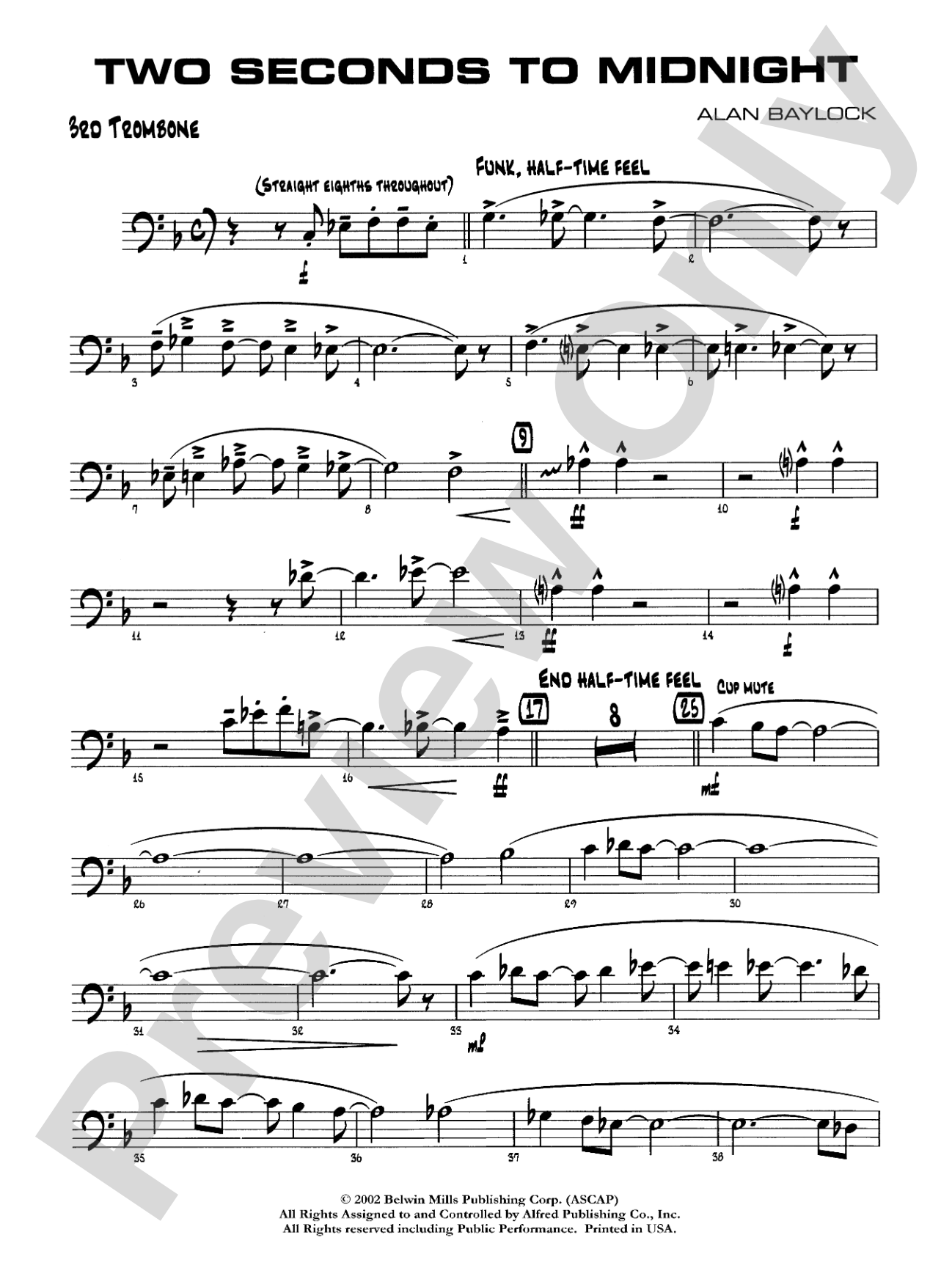 Two Seconds to Midnight: 3rd Trombone