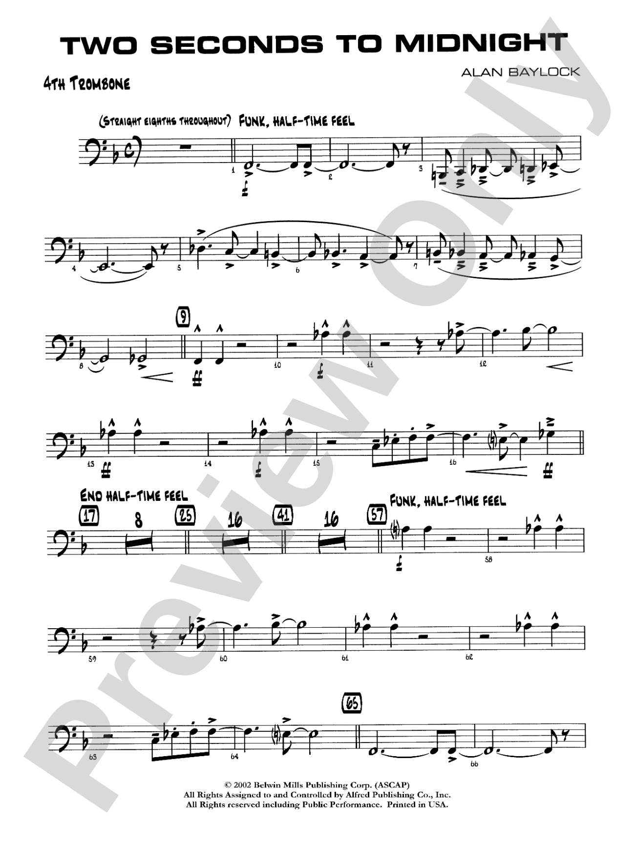 Two Seconds to Midnight: 4th Trombone