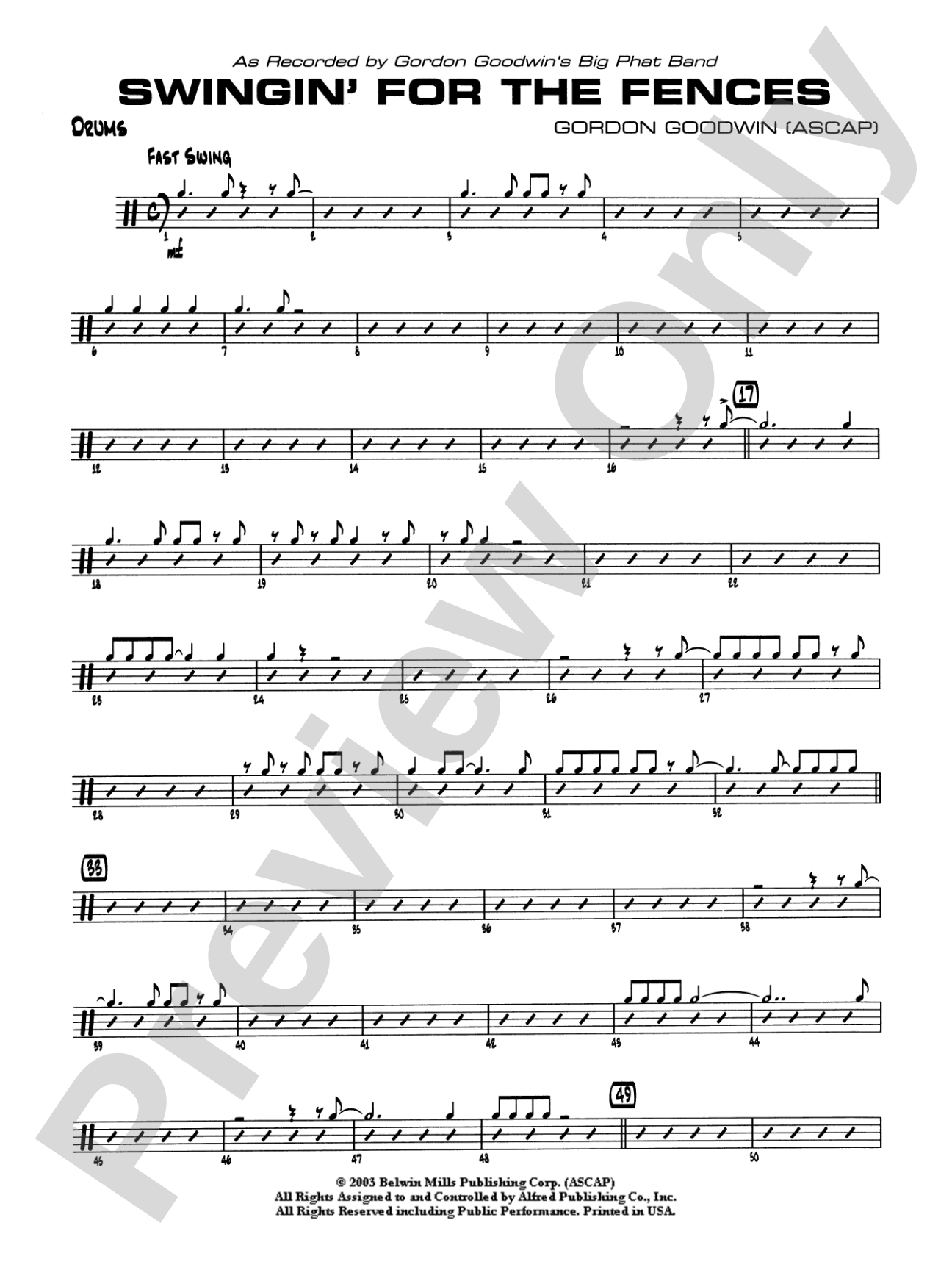 Swingin' for the Fences: Drums