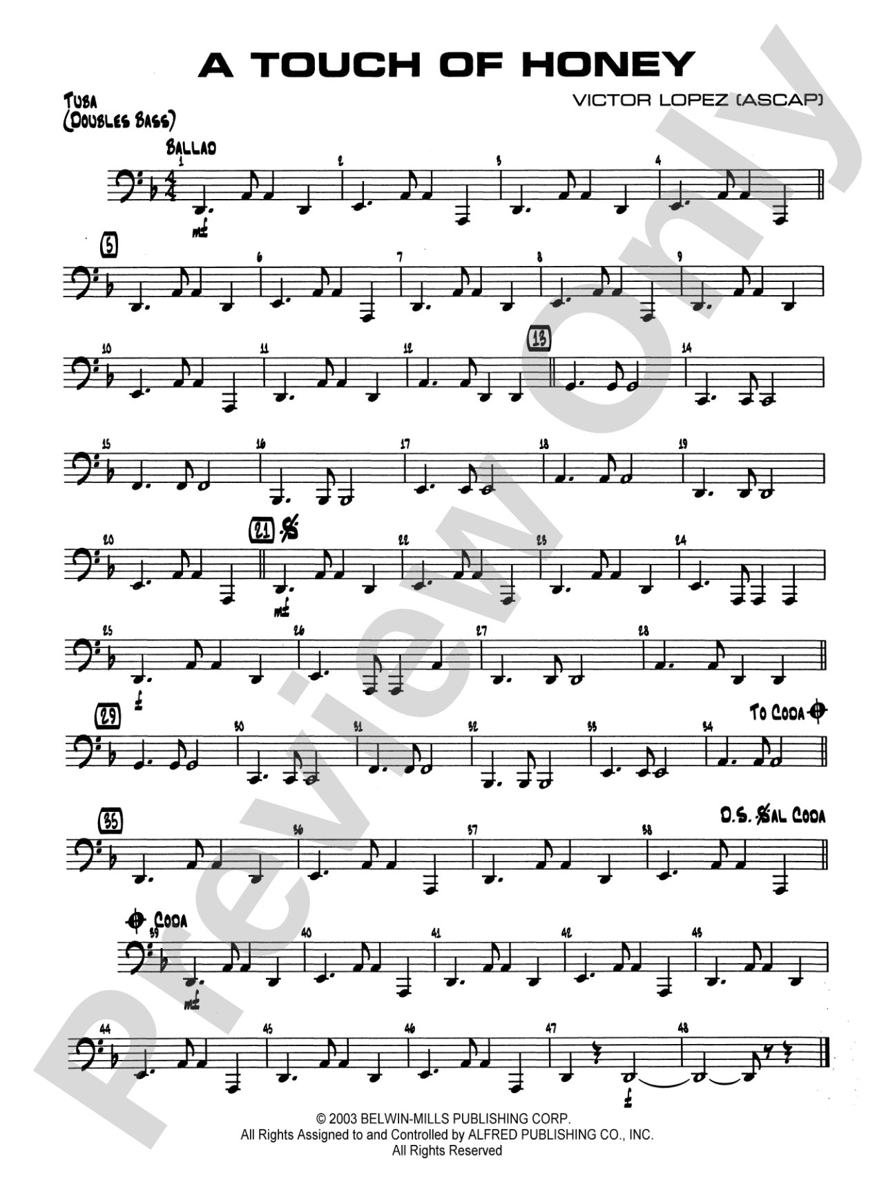 A Touch of Honey: Tuba