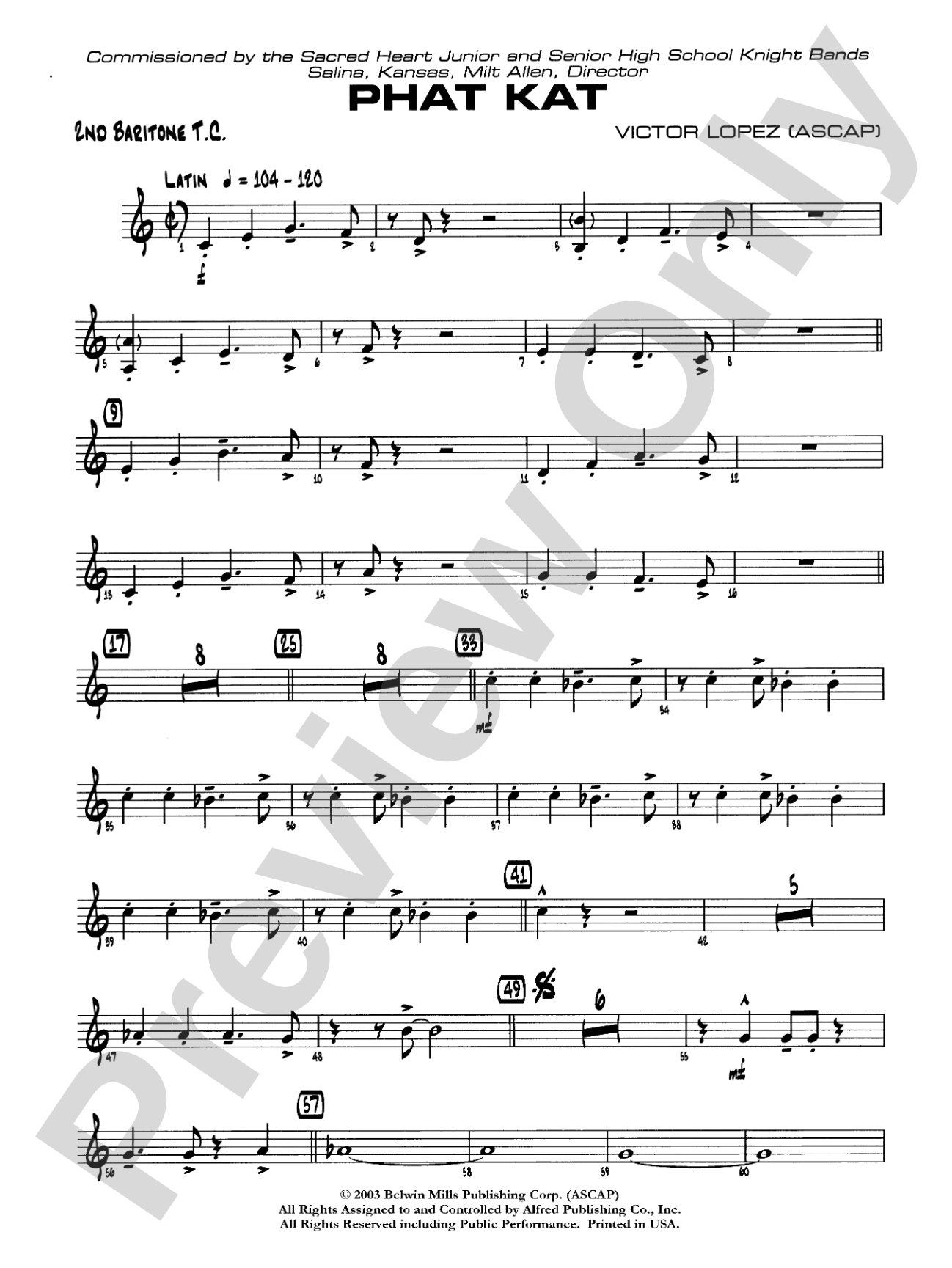 Phat Kat: 2nd Baritone T.C.