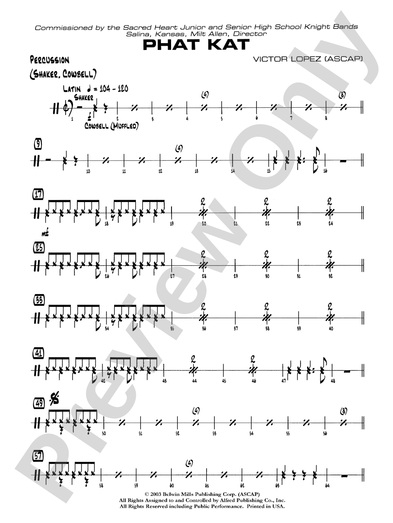 Phat Kat: 1st Percussion