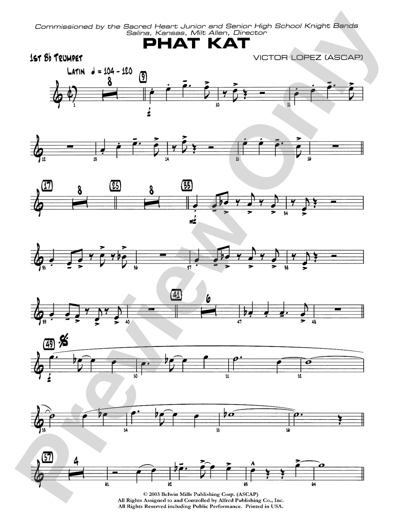 Phat Kat: 1st B-flat Trumpet