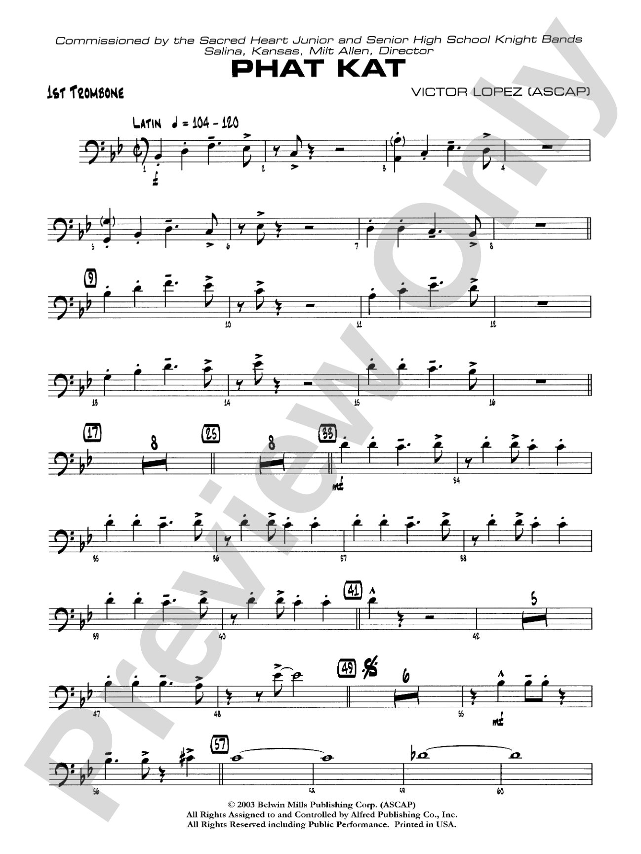 Phat Kat: 1st Trombone