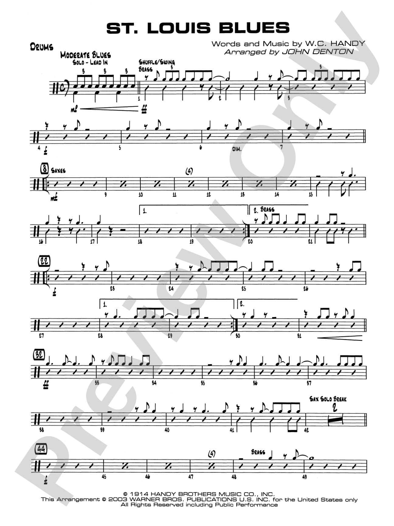 St. Louis Blues: Drums