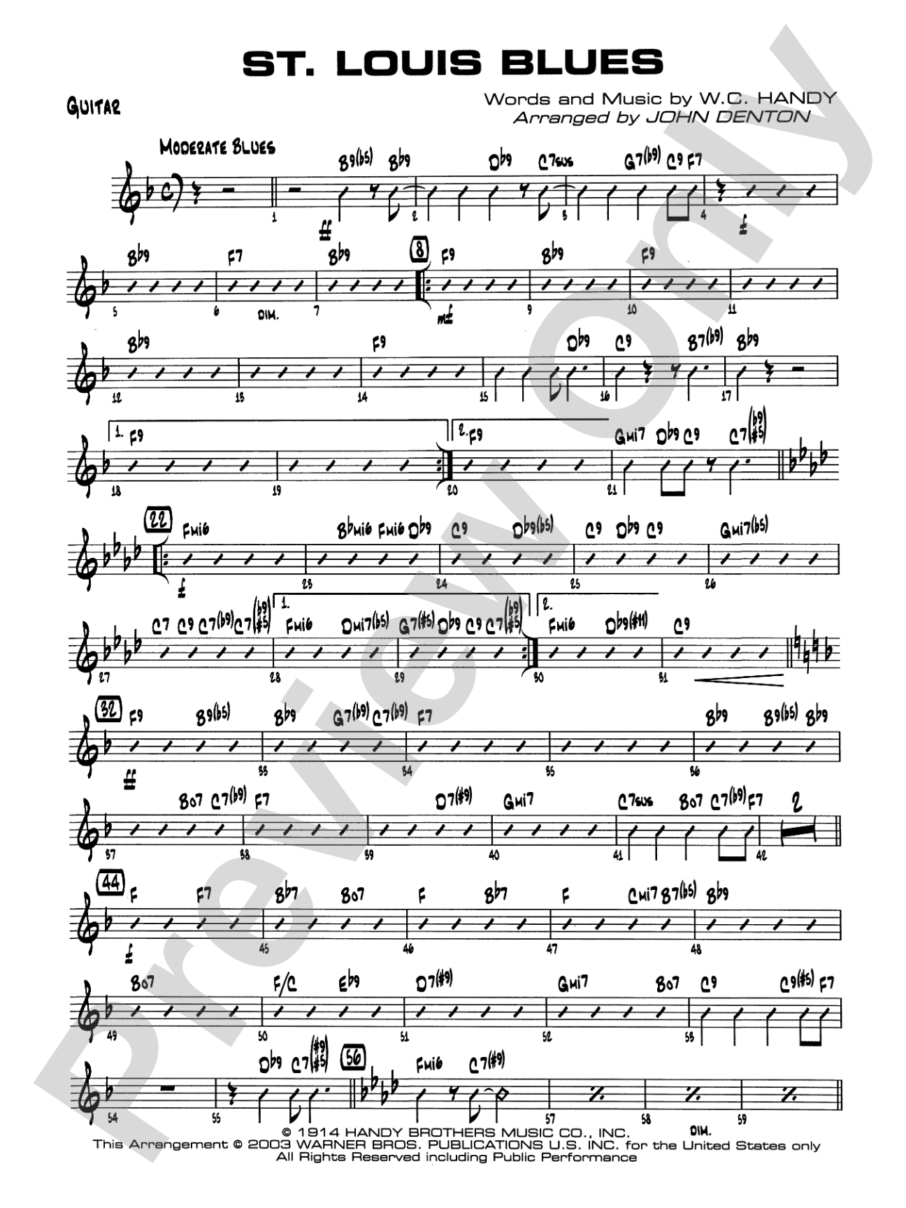 St. Louis Blues: Guitar