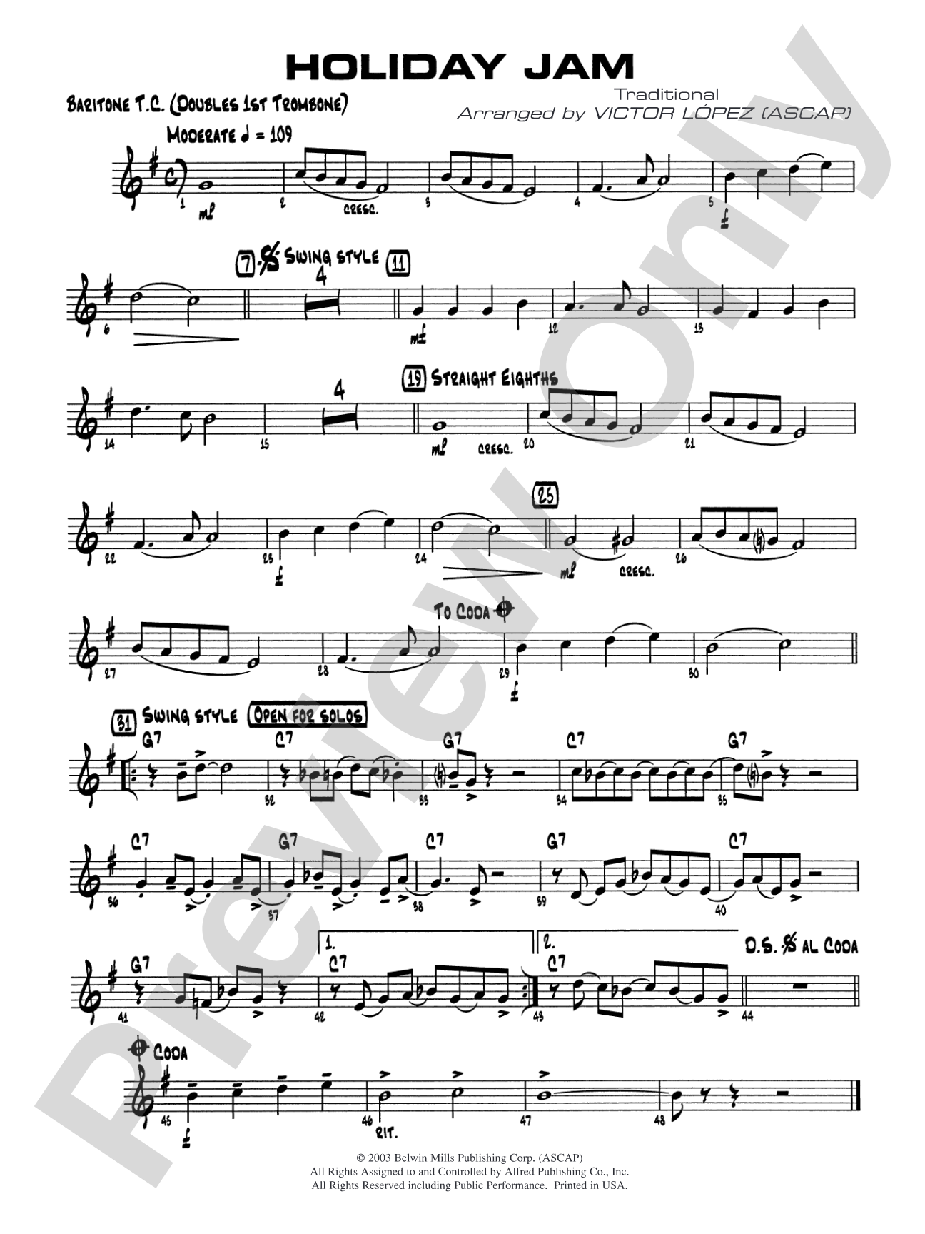 Holiday Jam: Baritone T.C.