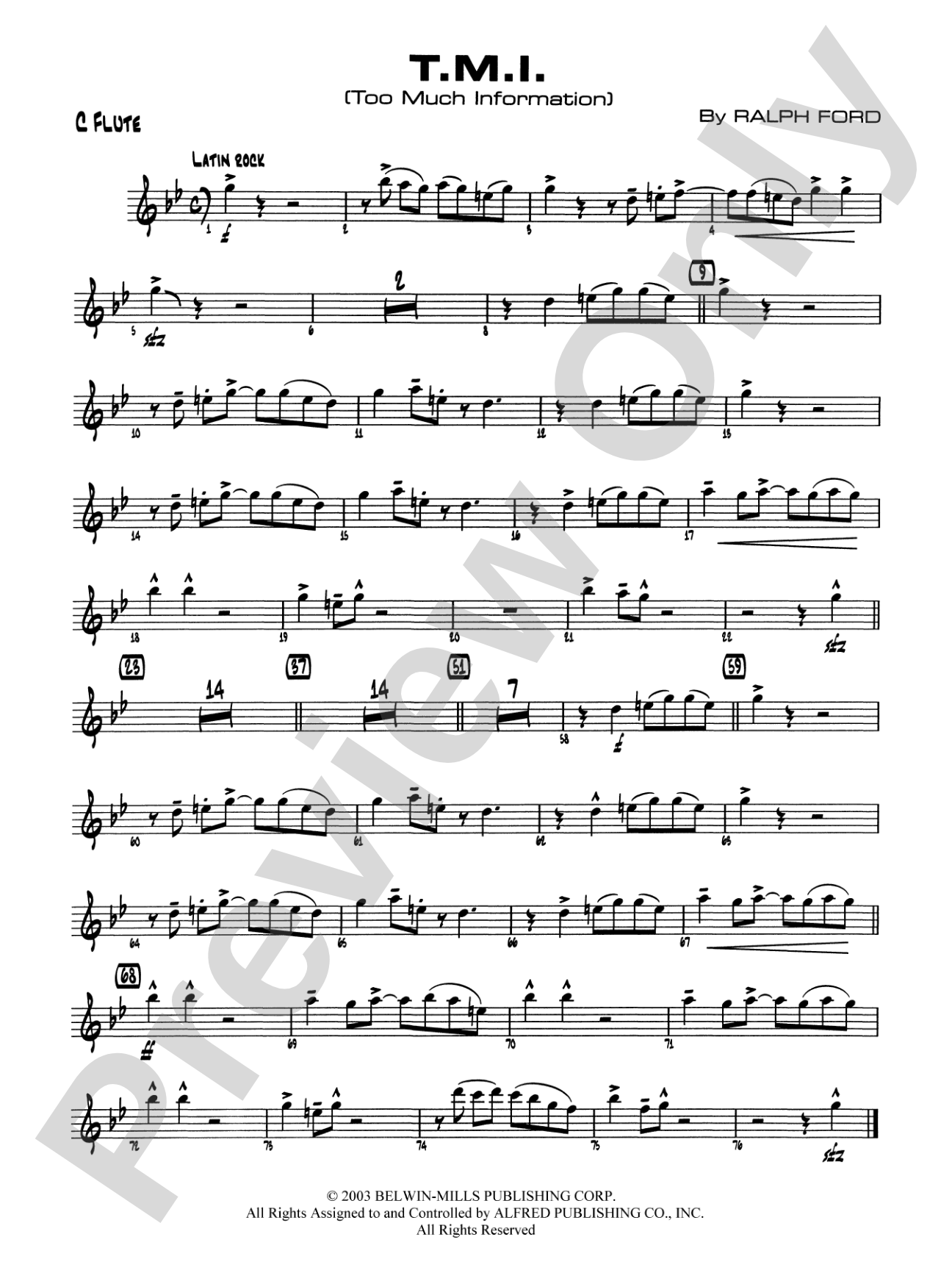 T.M.I. (Too Much Information): Flute