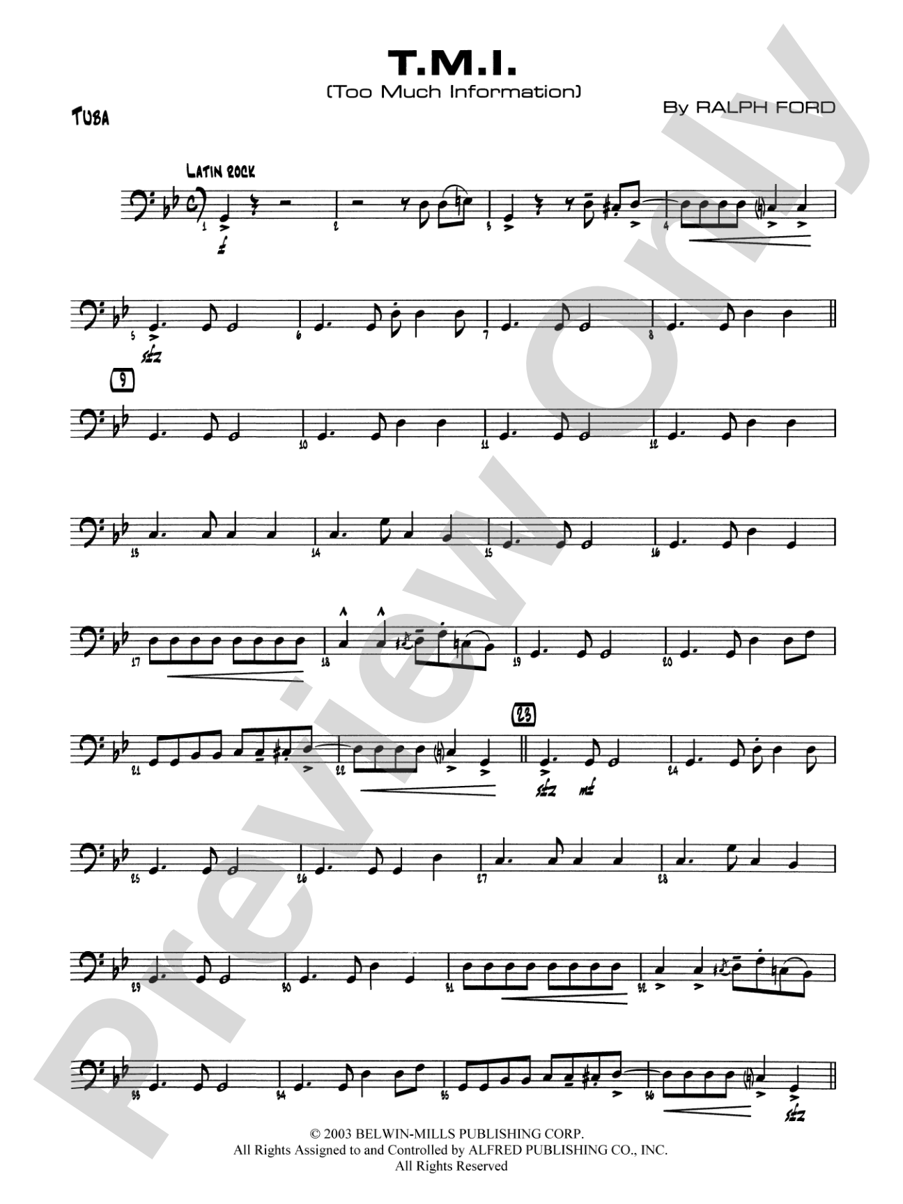 T.M.I. (Too Much Information): Tuba