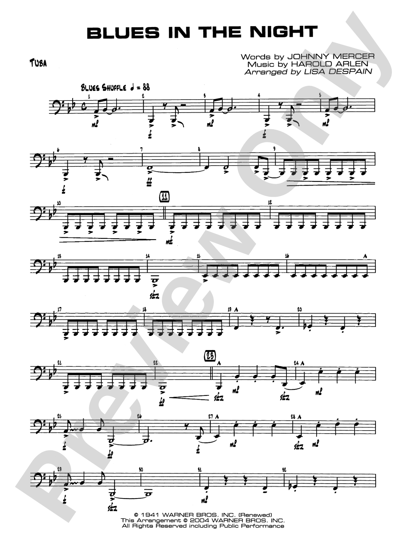Blues in the Night: Tuba
