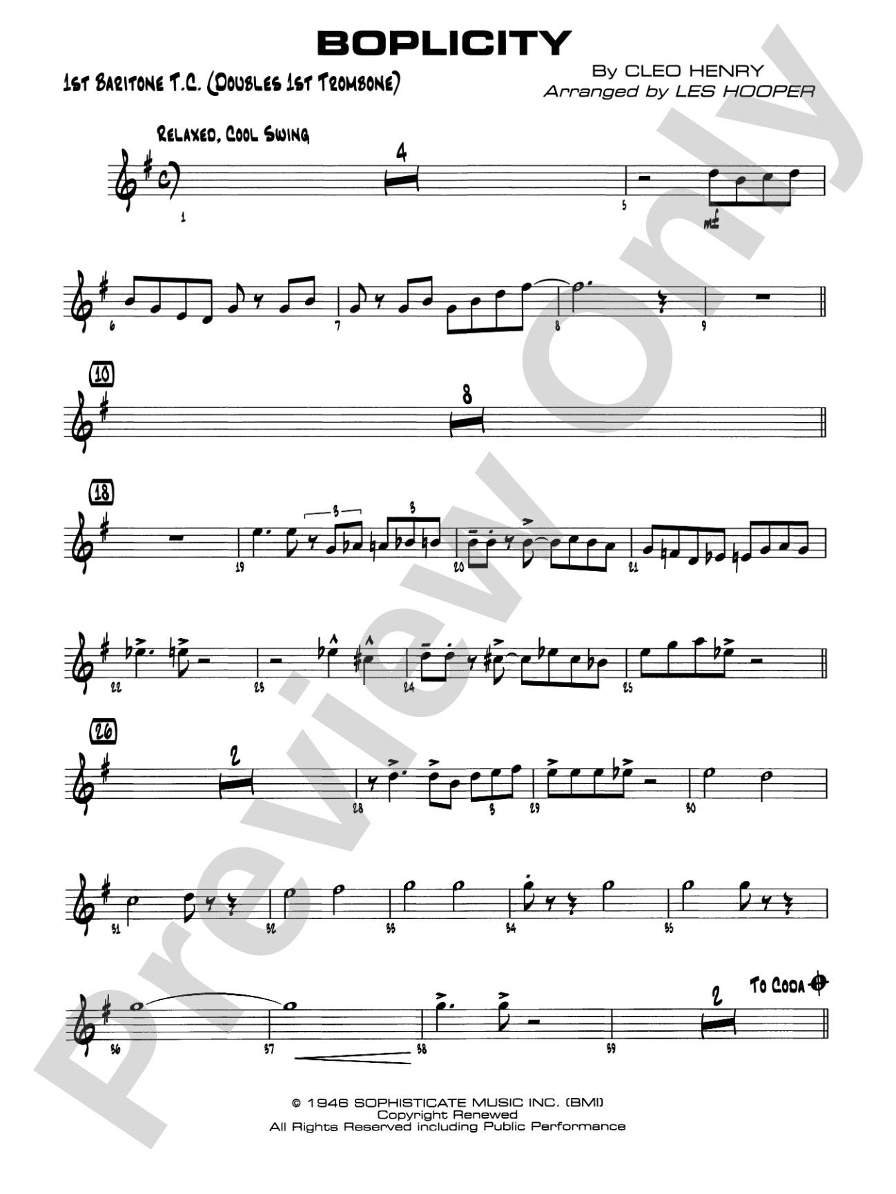 Boplicity: Baritone T.C.