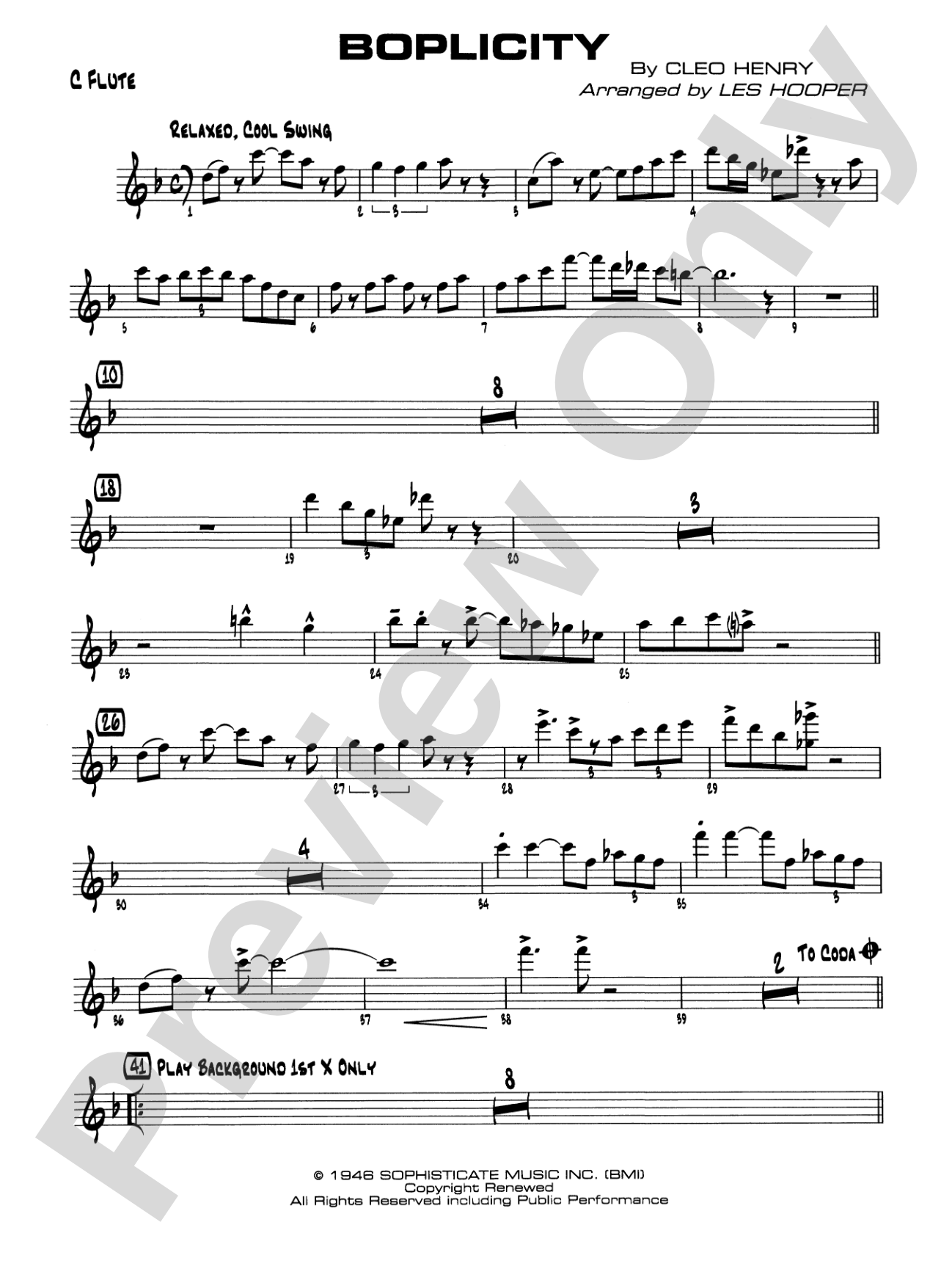 Boplicity: Flute