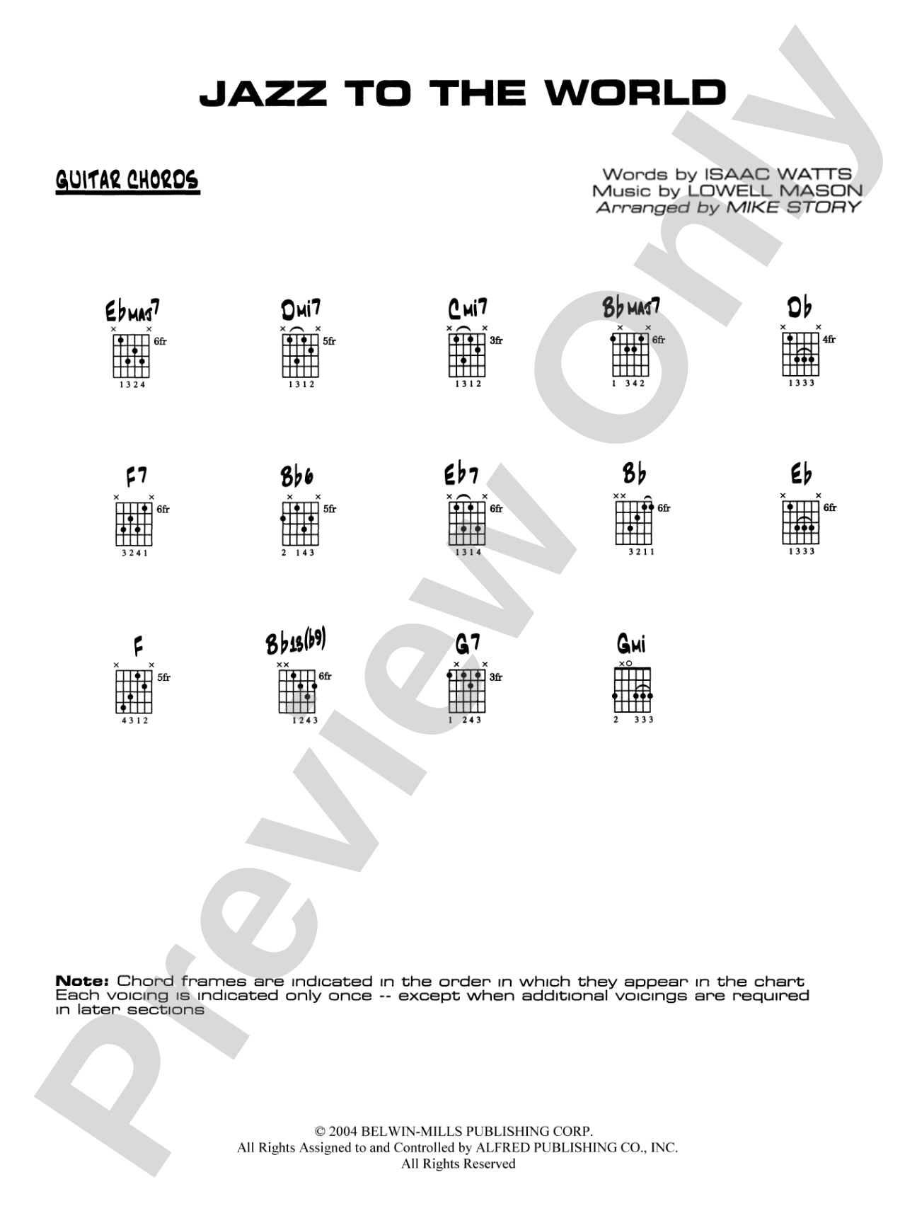 Jazz to the World: Guitar Chords