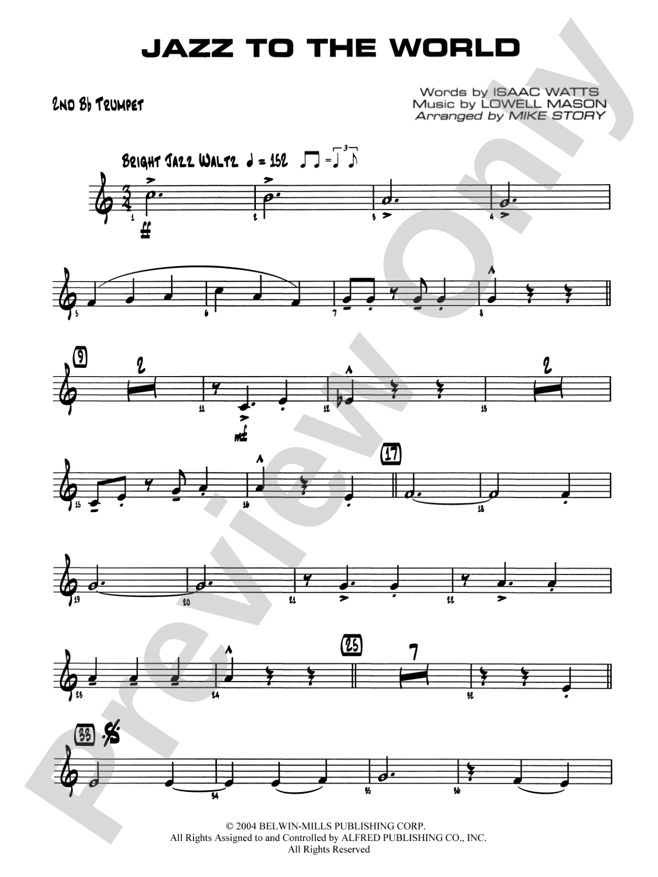 Jazz to the World: 2nd B-flat Trumpet