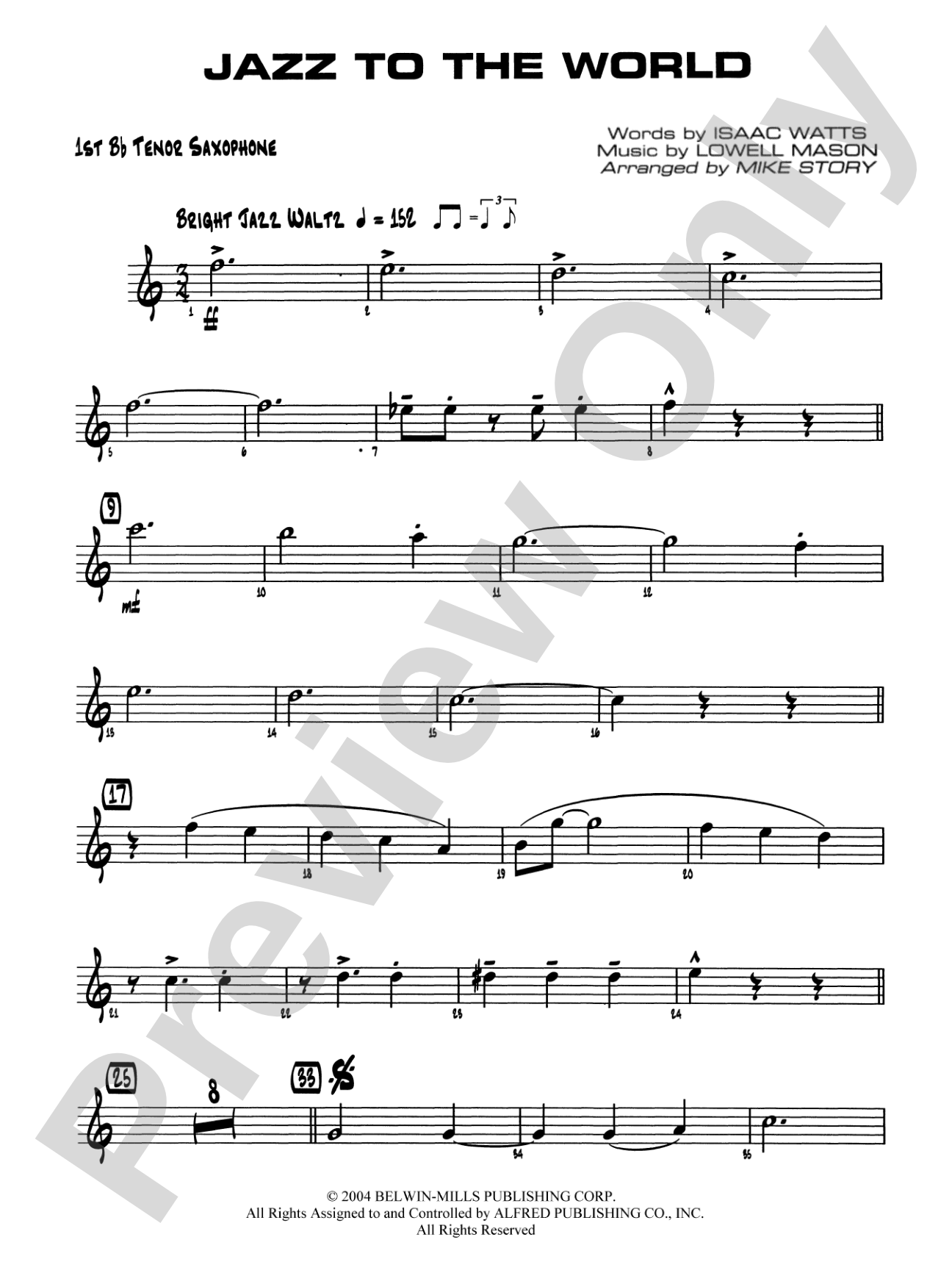 Jazz to the World: B-flat Tenor Saxophone