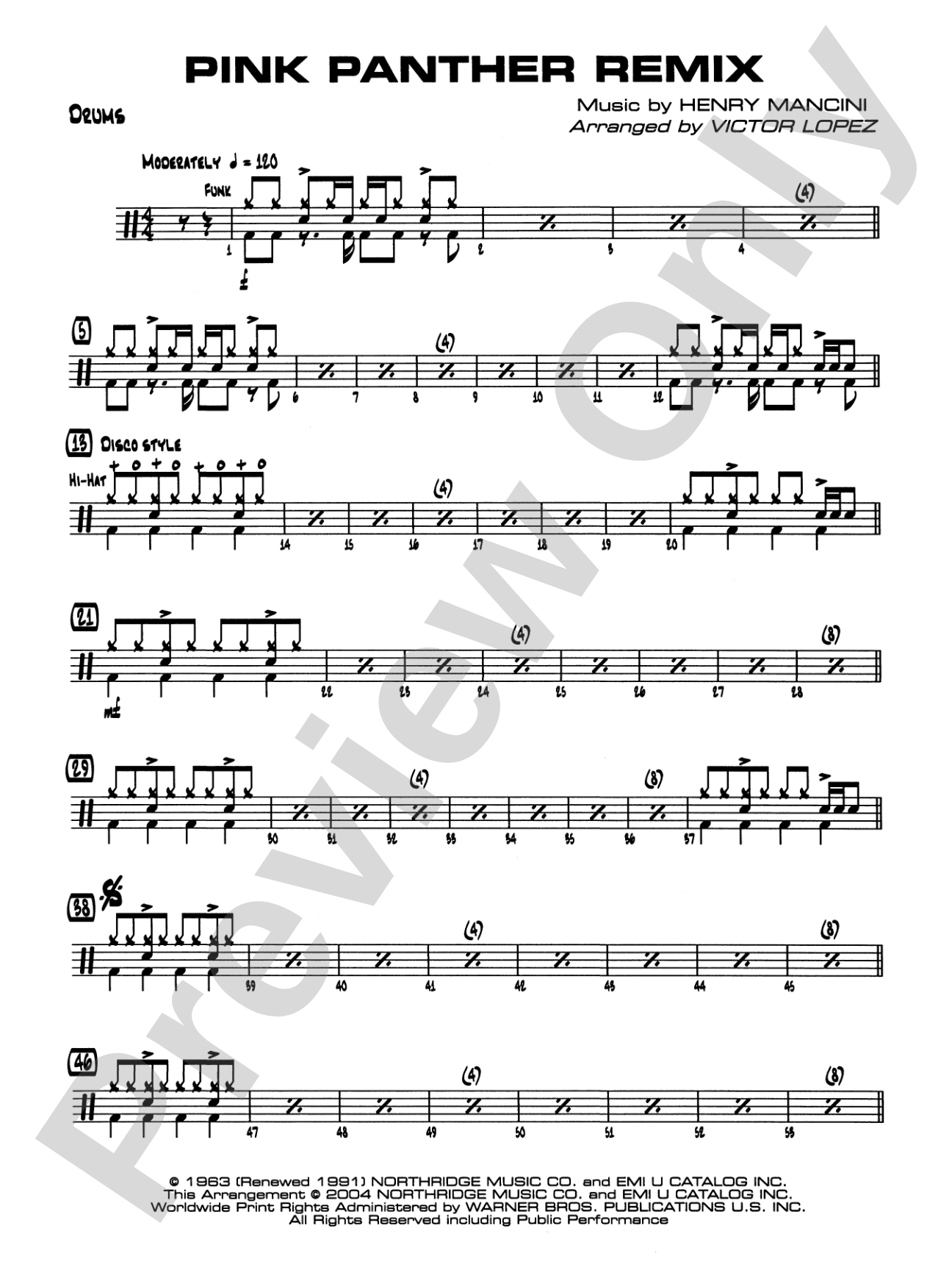 Pink Panther Remix: Drums