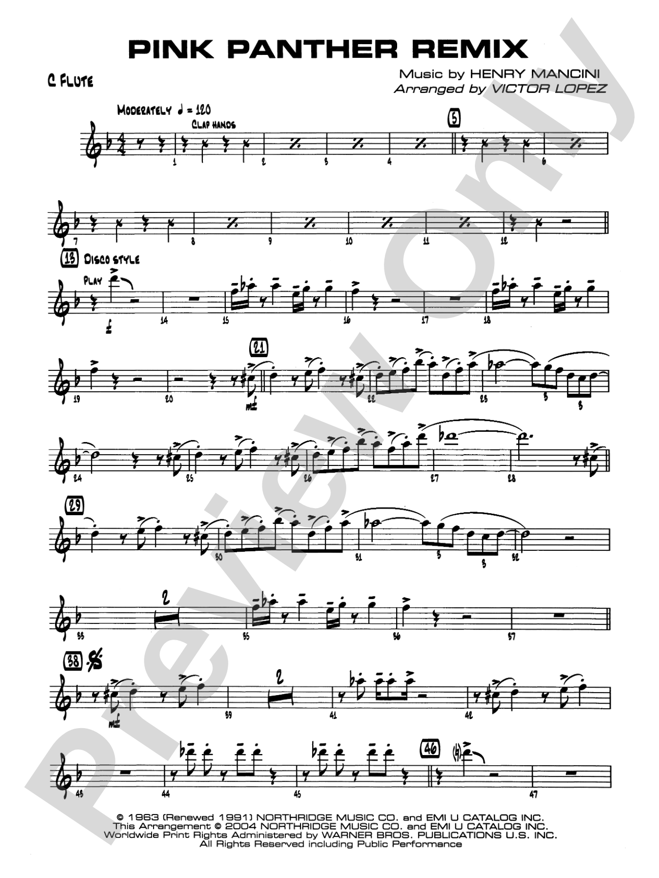 Pink Panther Remix: Flute