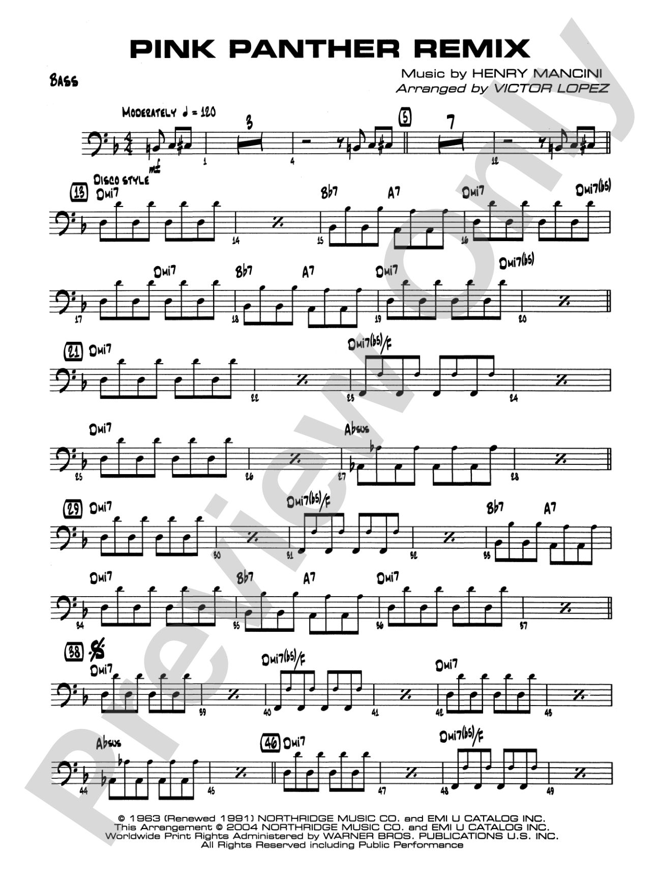 Pink Panther Remix: String Bass