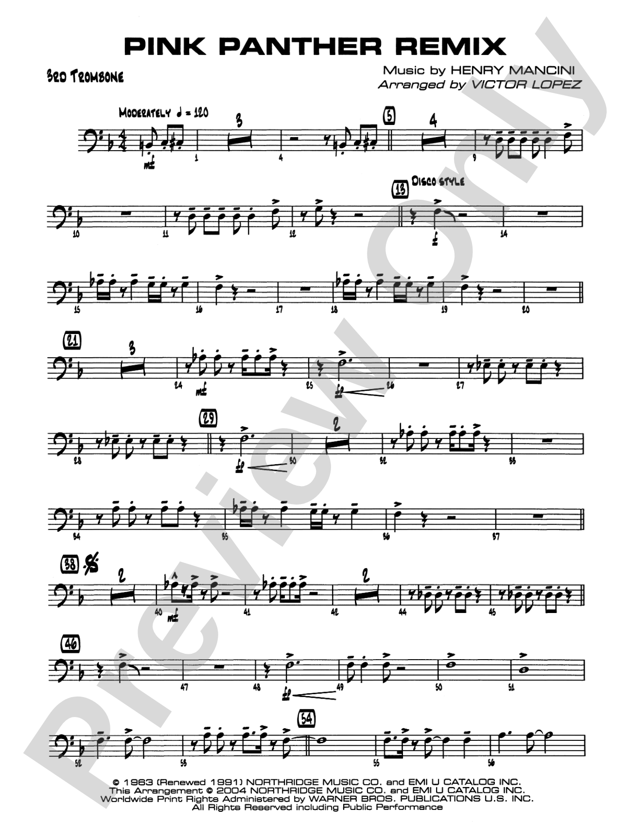 Pink Panther Remix: 3rd Trombone