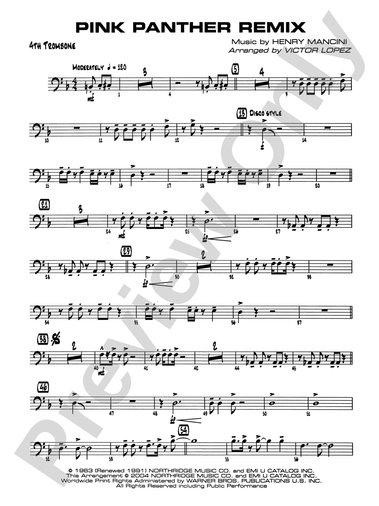 Pink Panther Remix: 4th Trombone
