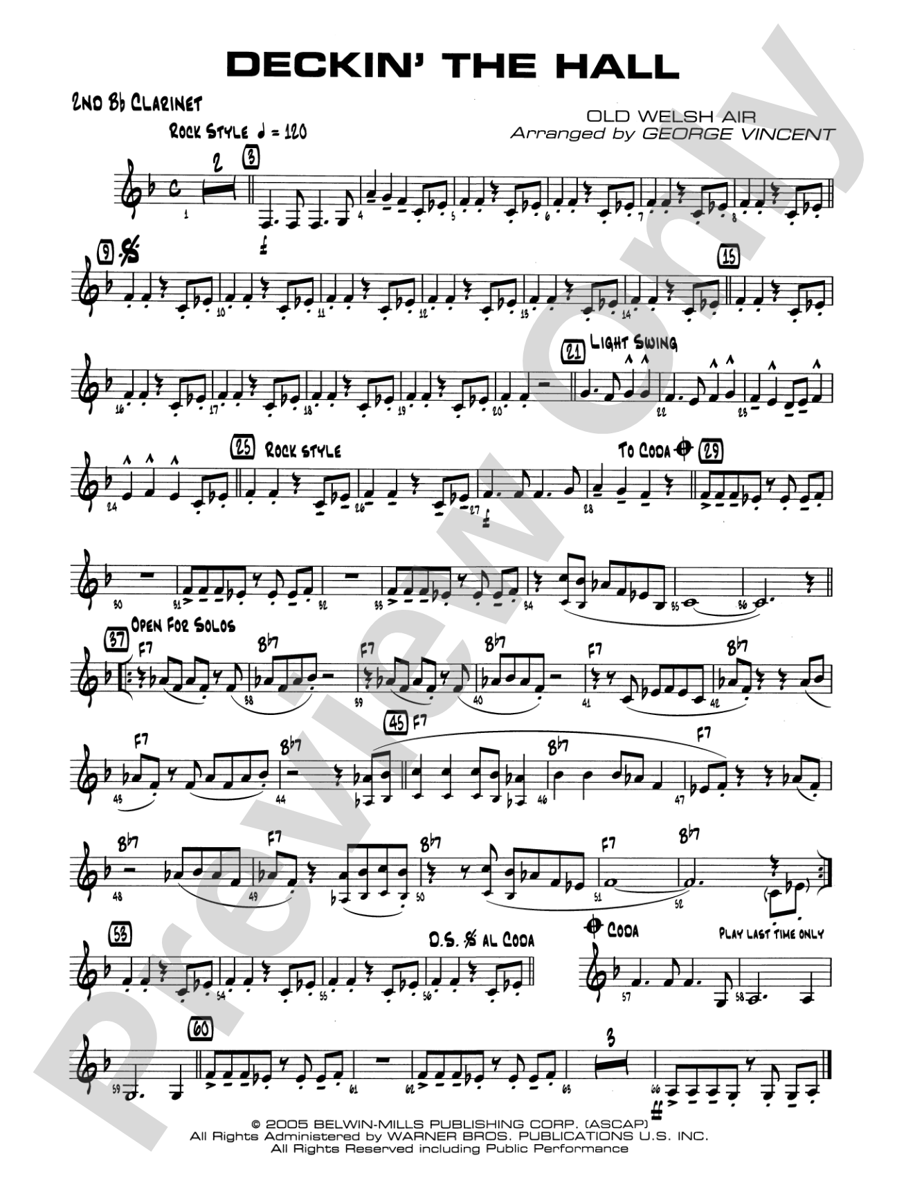 Deckin' the Hall: 2nd B-flat Clarinet