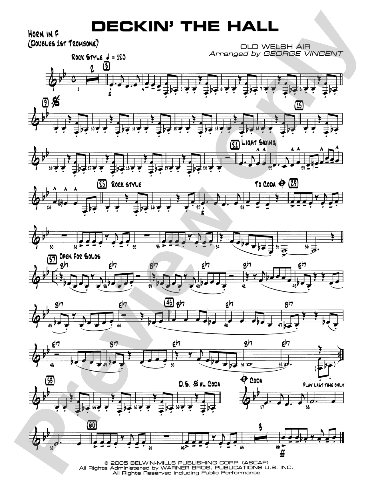 Deckin' the Hall: 1st F Horn