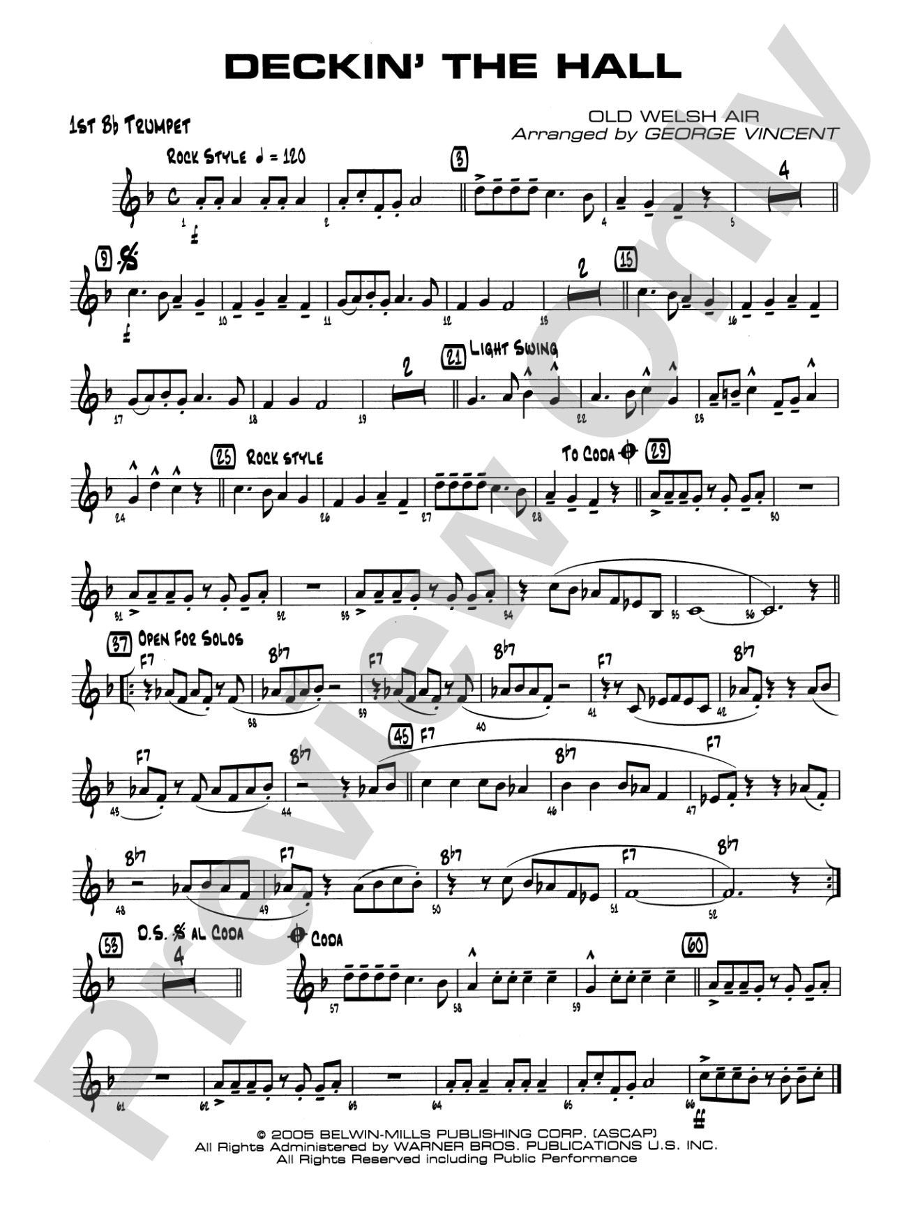 Deckin' the Hall: 1st B-flat Trumpet