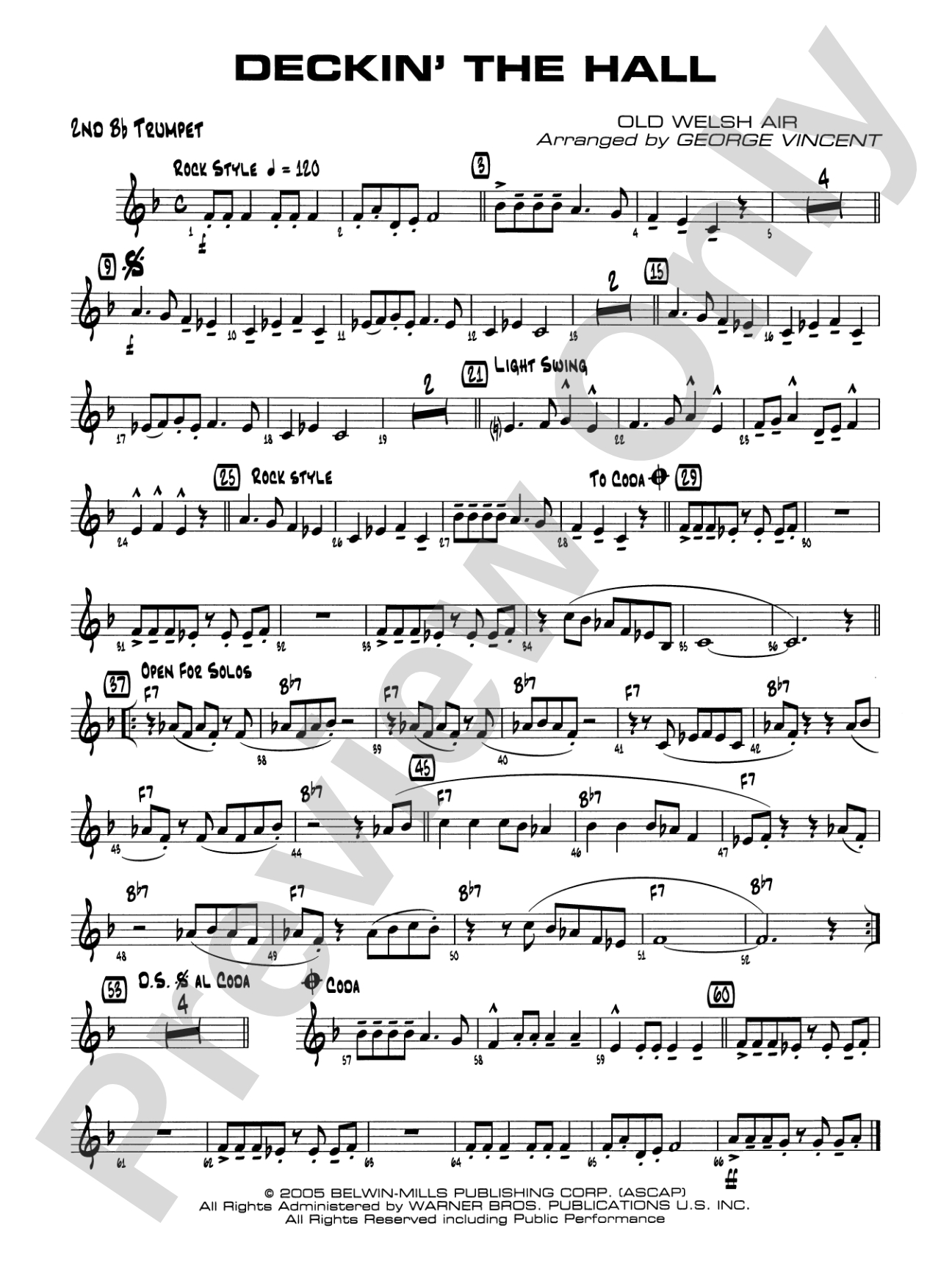 Deckin' the Hall: 2nd B-flat Trumpet