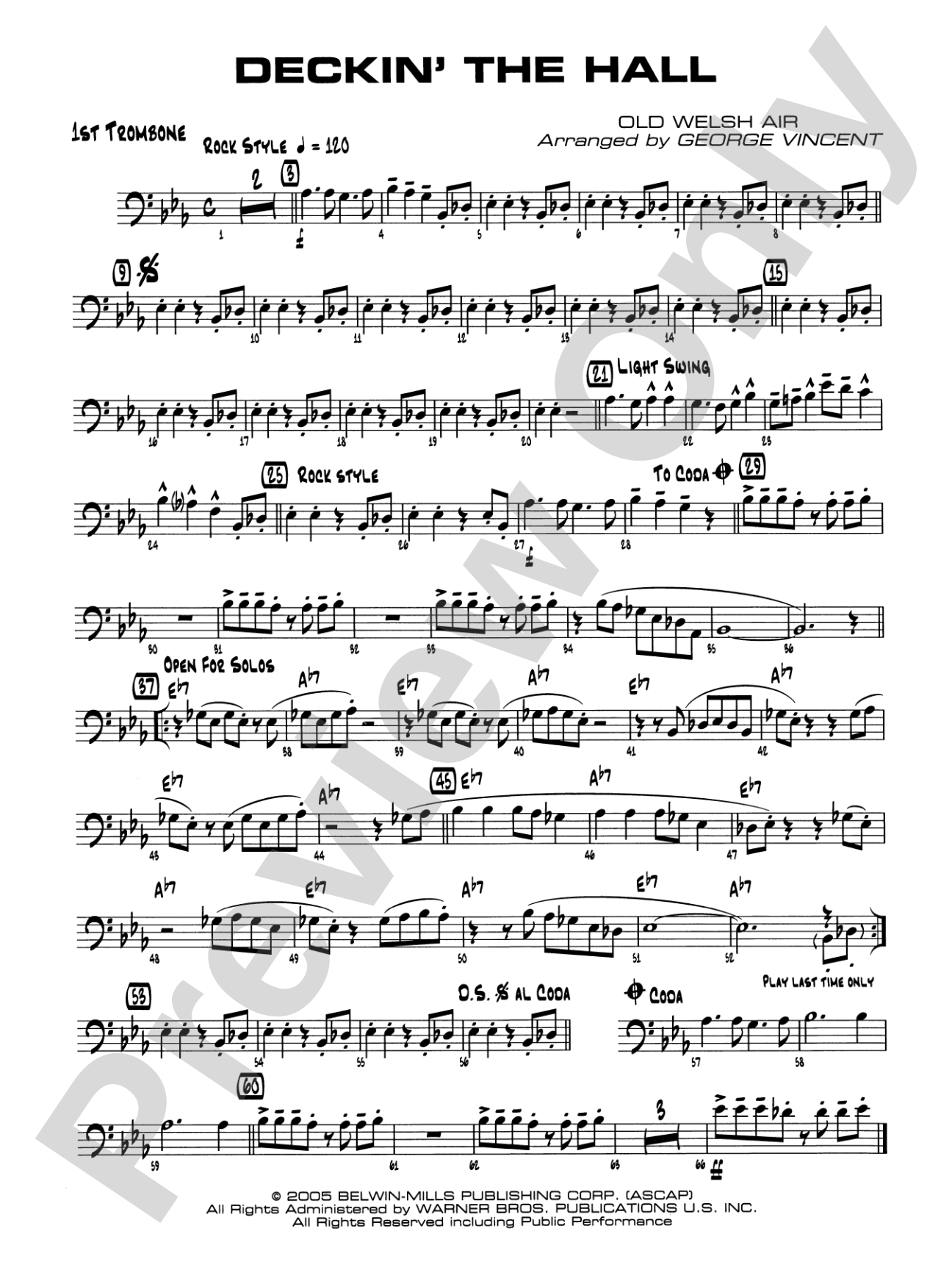 Deckin' the Hall: 1st Trombone