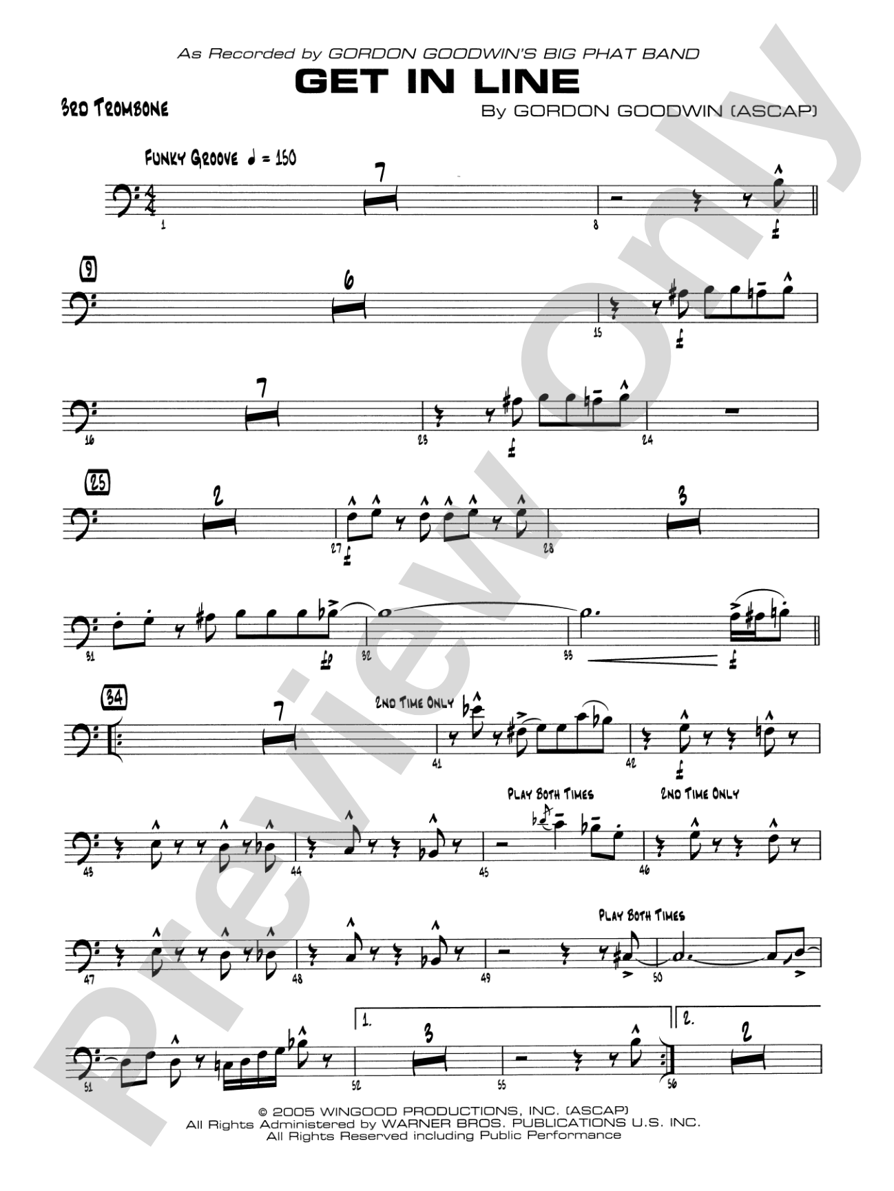 Get in Line: 3rd Trombone