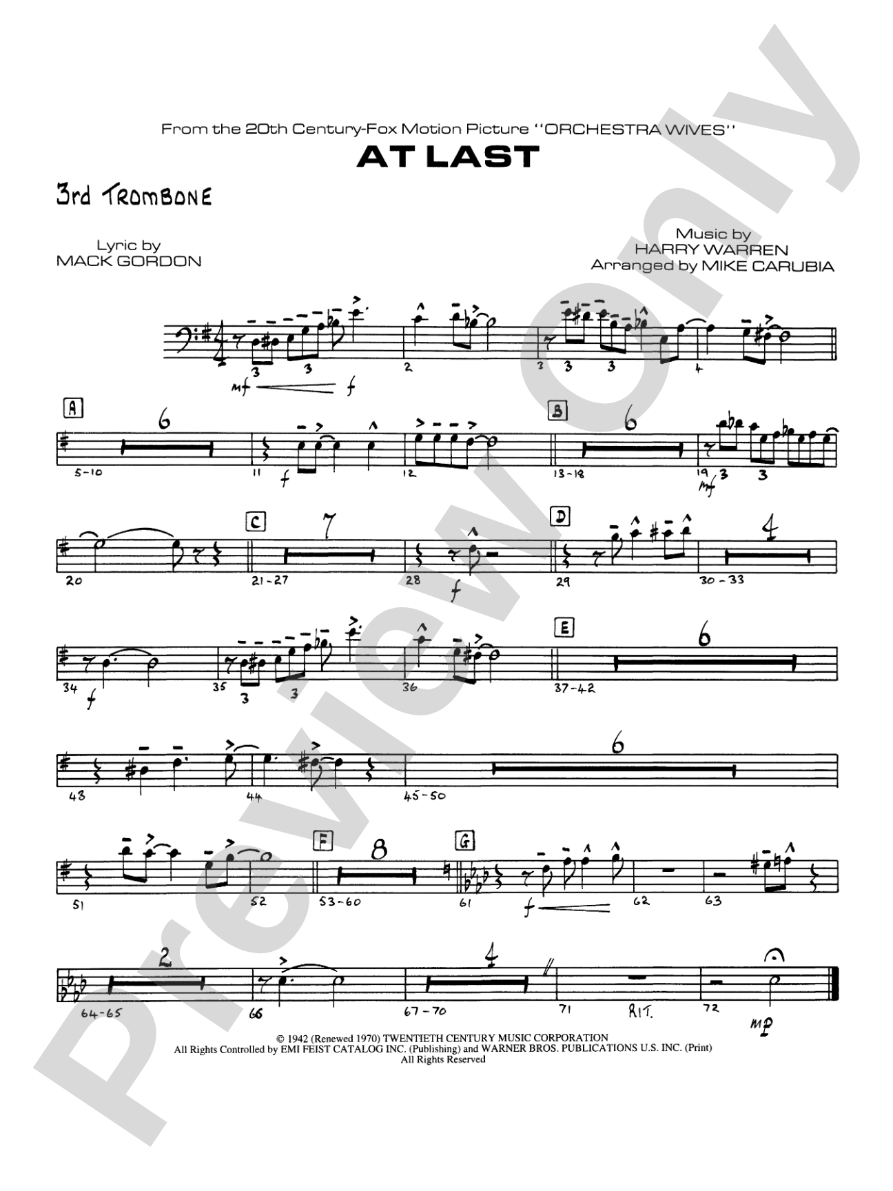 At Last: 3rd Trombone