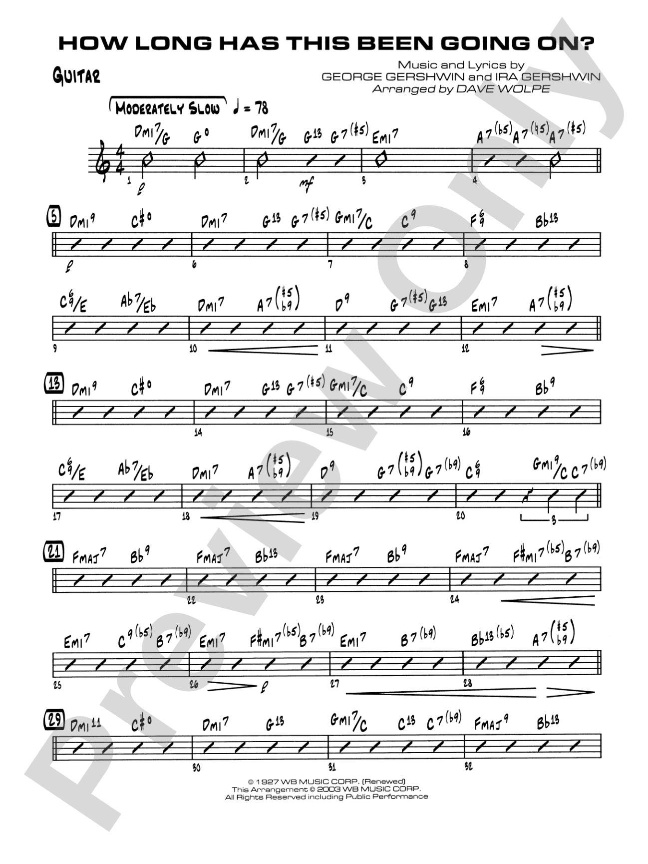 How Long Has This Been Going On: Guitar