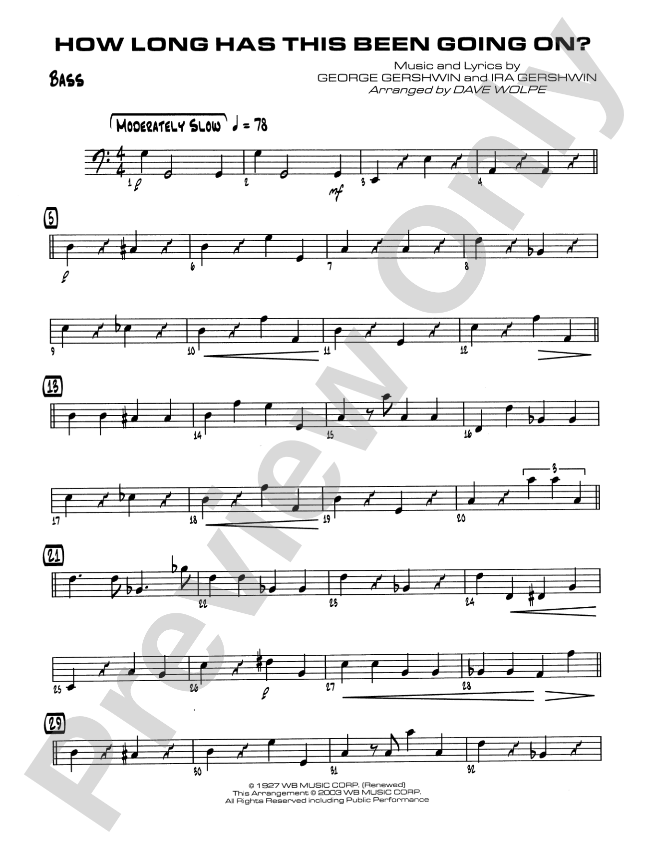 How Long Has This Been Going On: String Bass