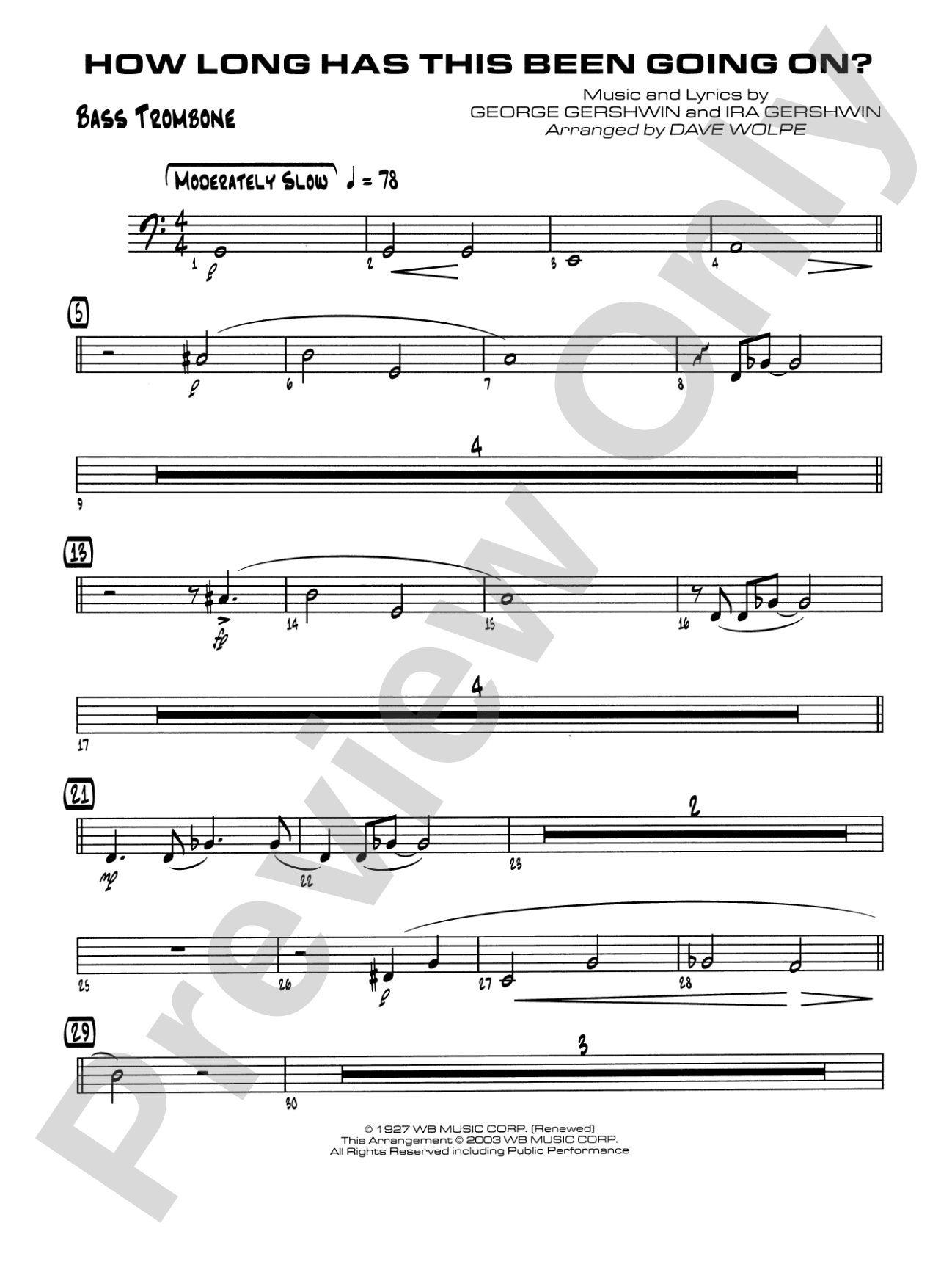 How Long Has This Been Going On: 4th Trombone