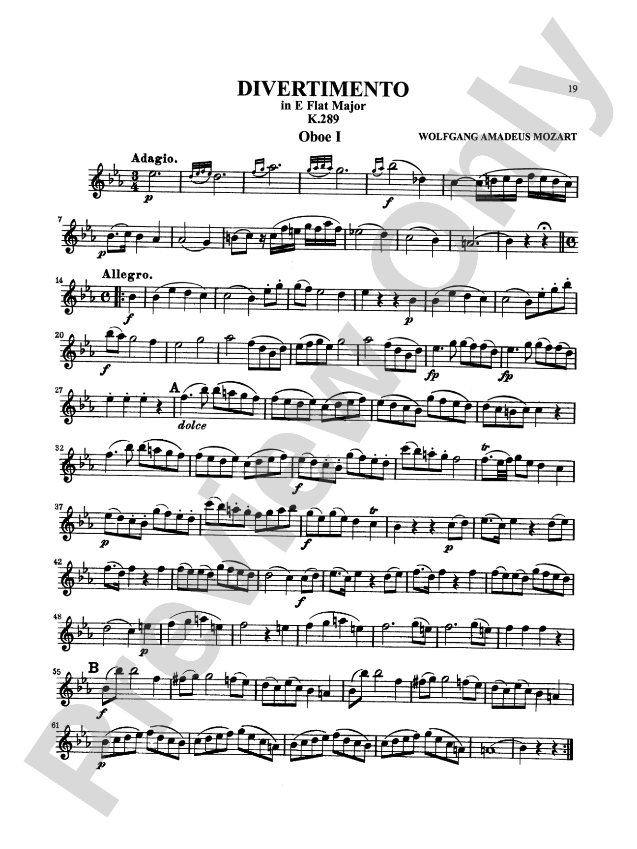 Six Divertimenti: Chamber Ensemble Book