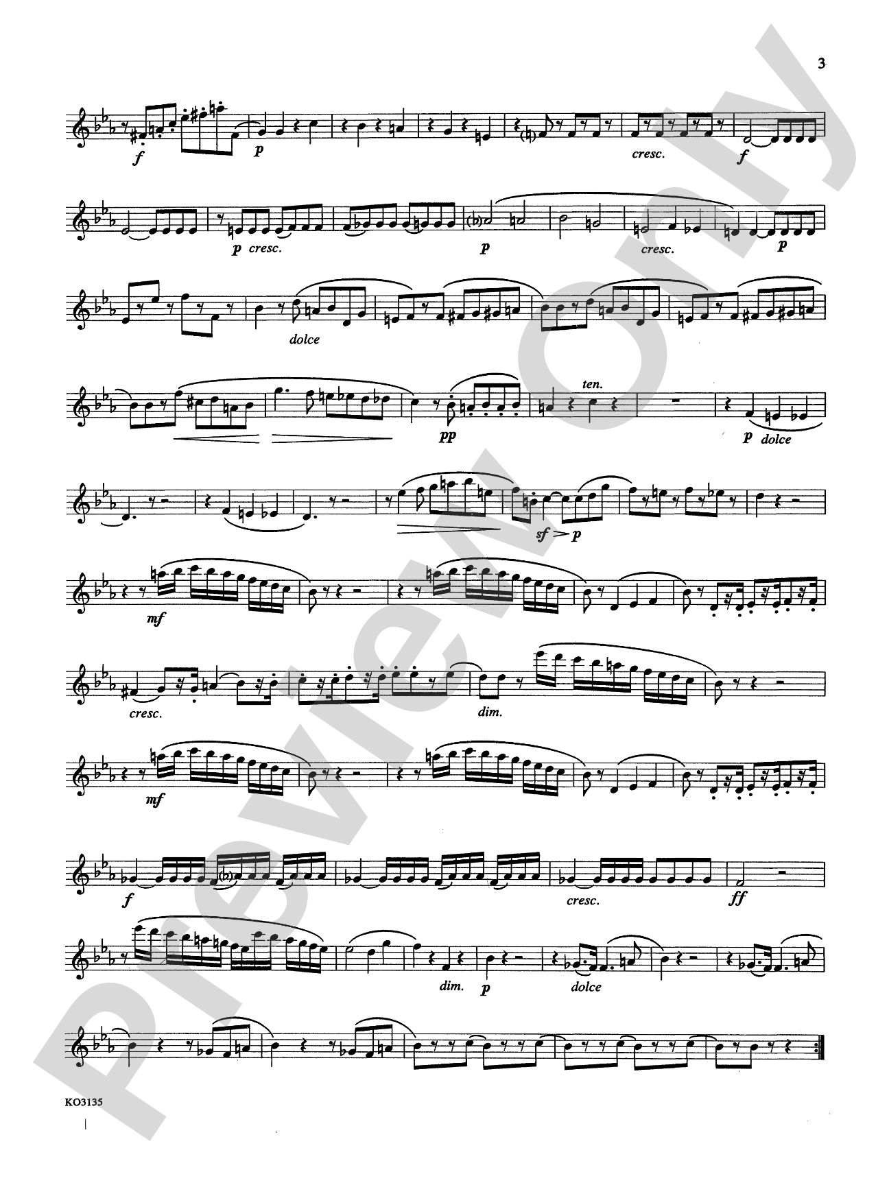 Three Grand Trios, Op. 86: 3rd Flute
