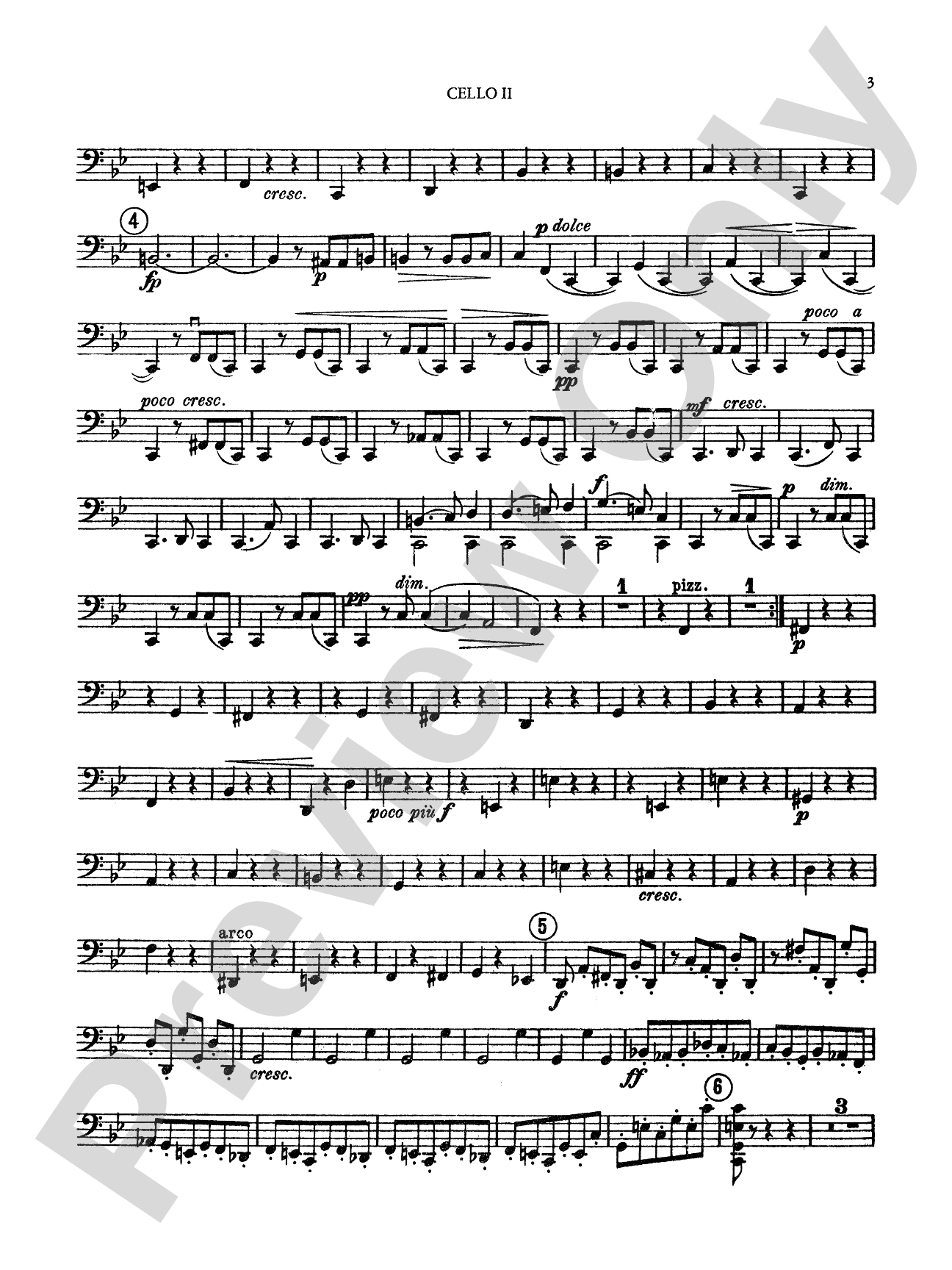 Sextet in B-Flat Major, Op. 18: 2nd Cello