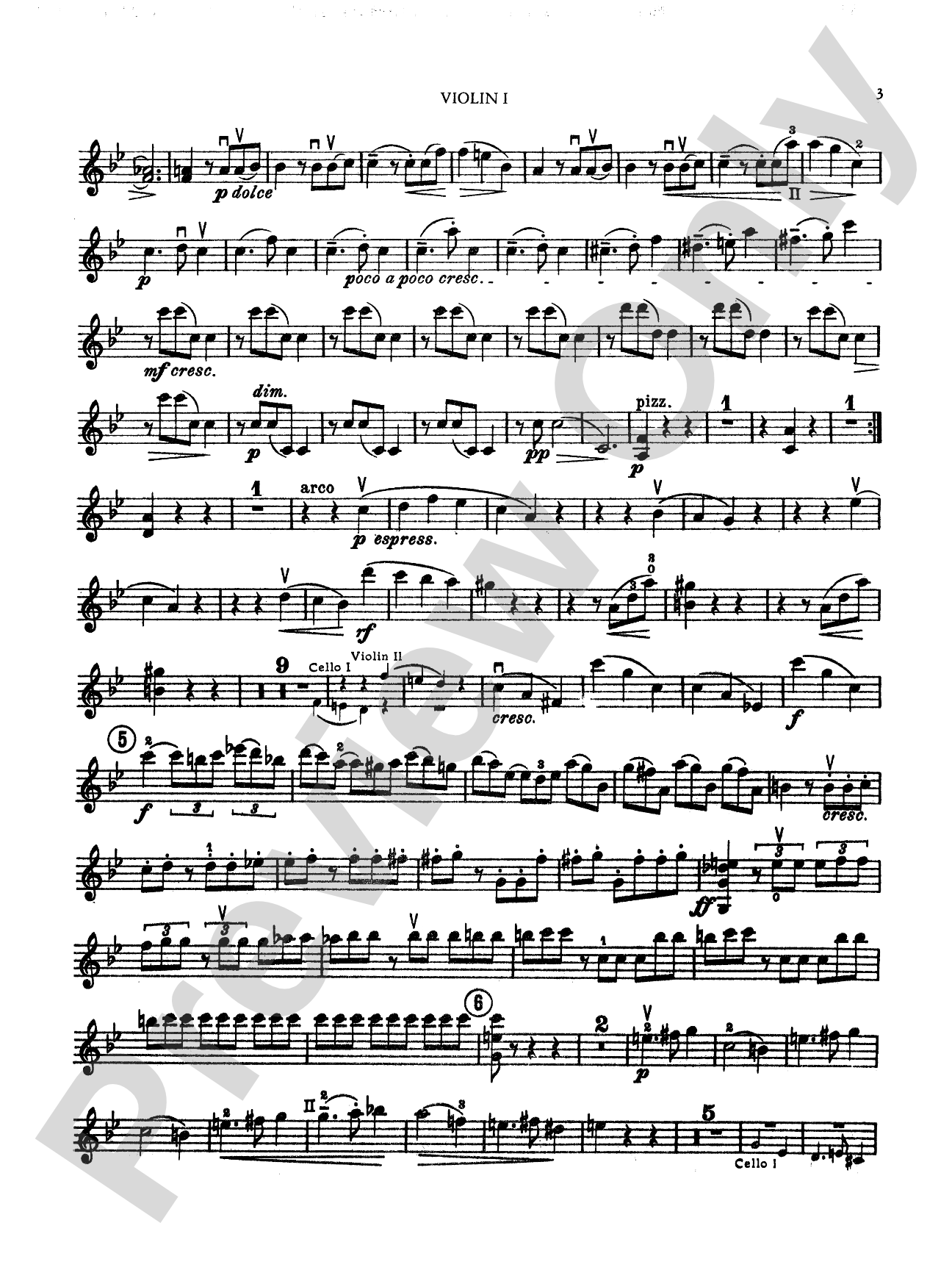 Sextet in B-Flat Major, Op. 18: String Sextet Book