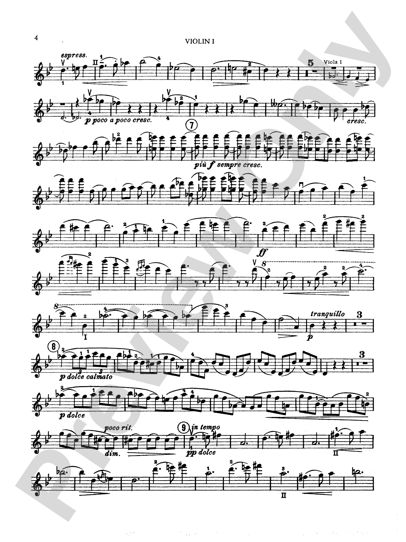 Sextet in B-Flat Major, Op. 18: String Sextet Book