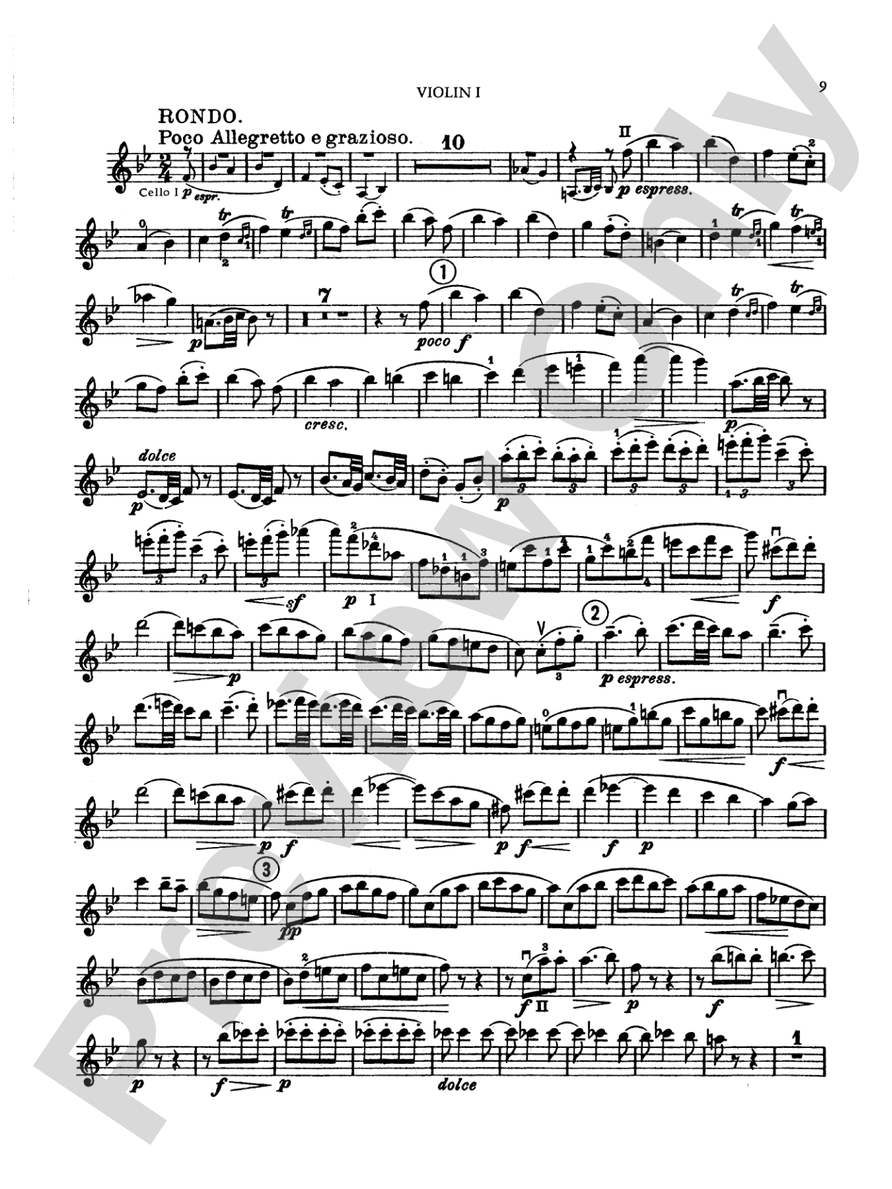Sextet in B-Flat Major, Op. 18: String Sextet Book