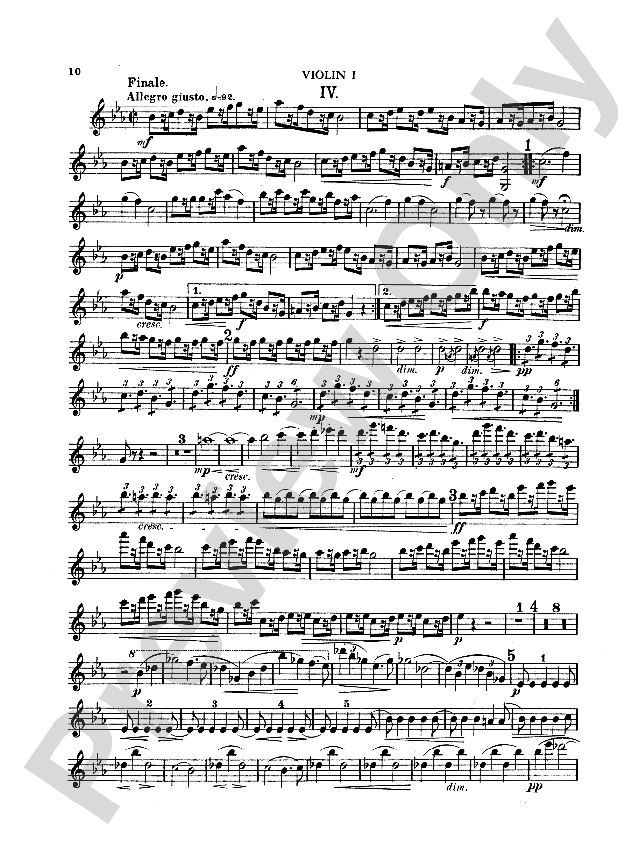 String Quintet in E-Flat Major, Op. 97: String Quintet Book